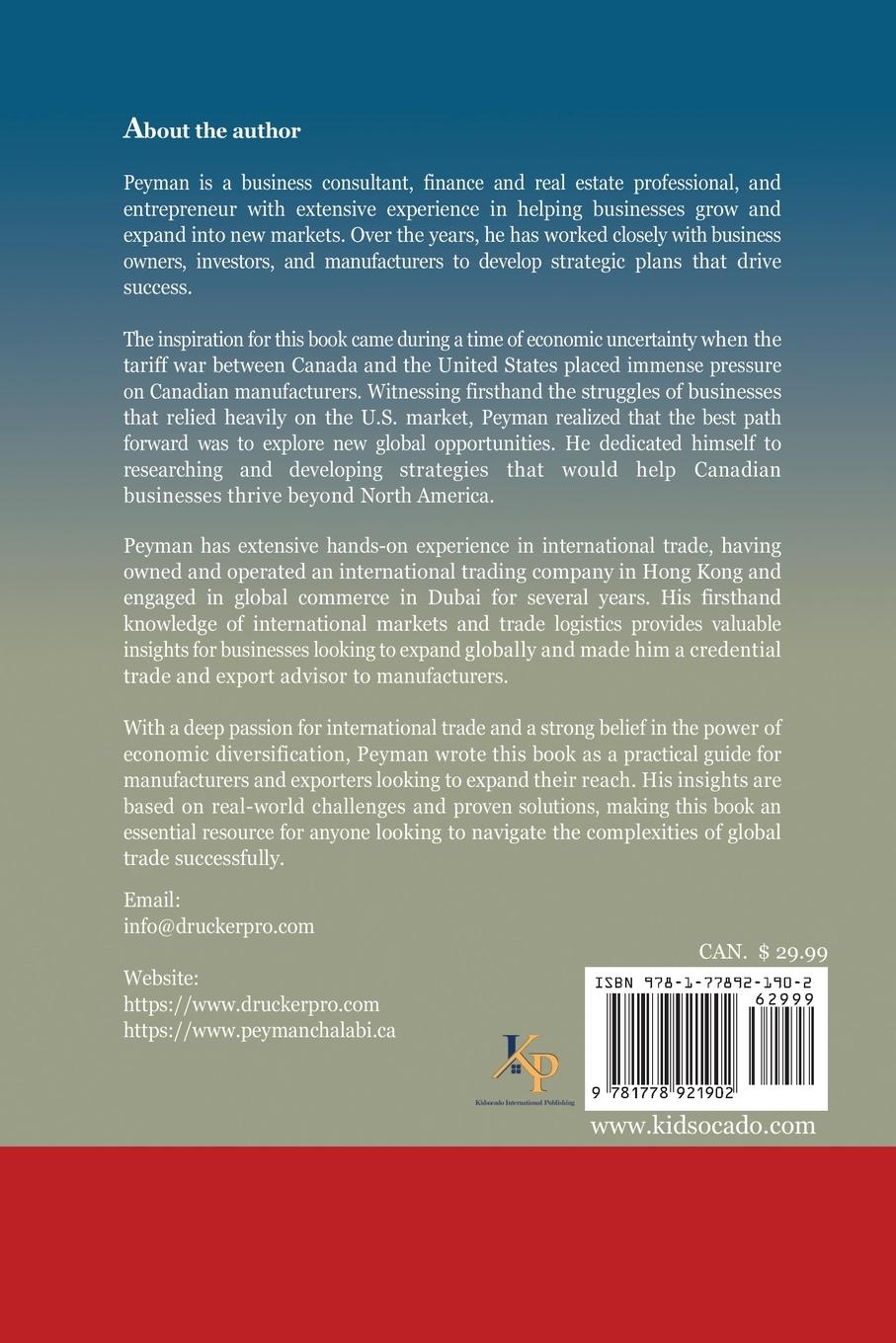 Rückseitencover FROM CANADA TO THE WORLD