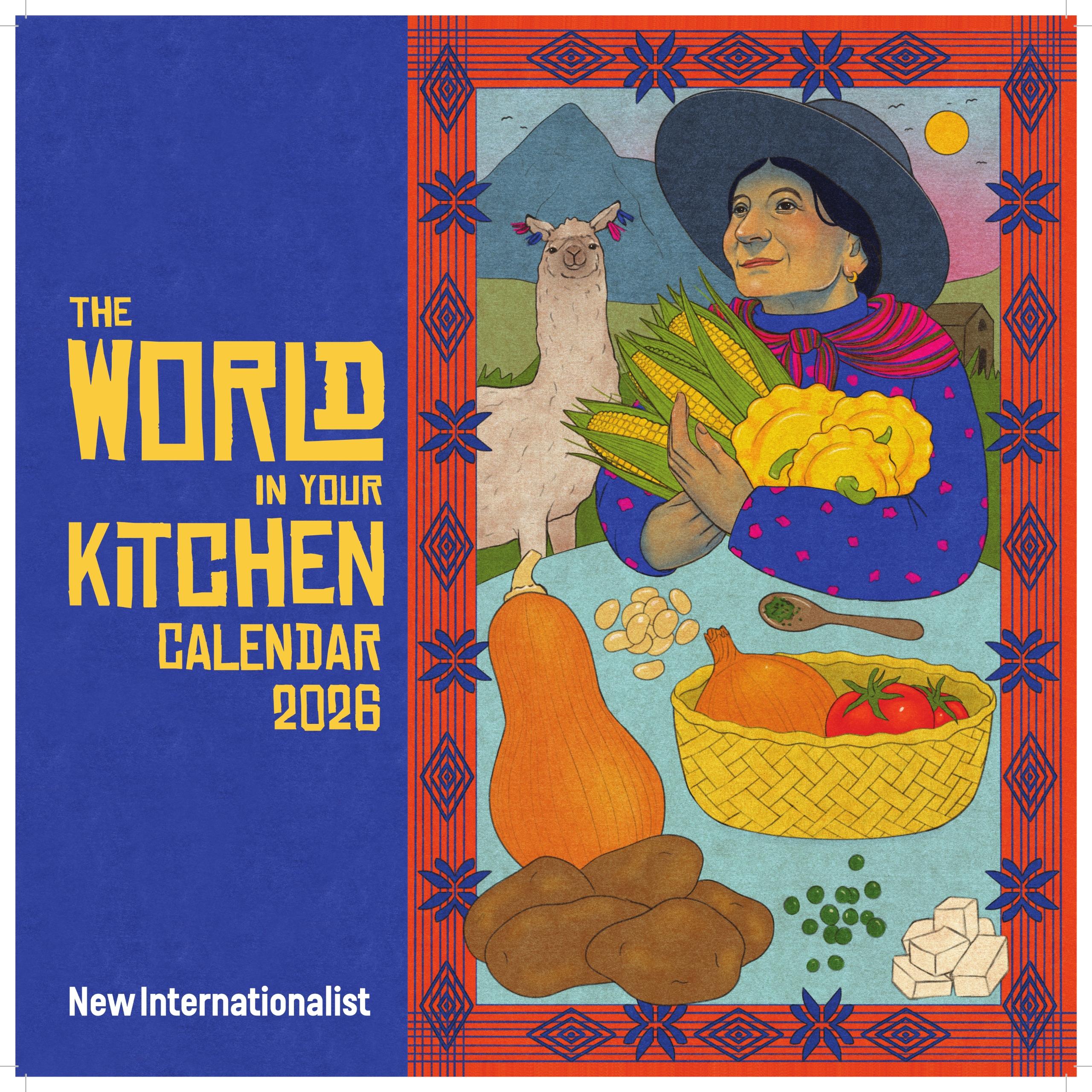 Vorderes Coverbild World in Your Kitchen Calendar 2026