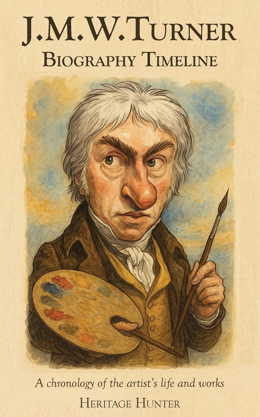 Vorderes Coverbild J.M.W. Turner Biography Timeline