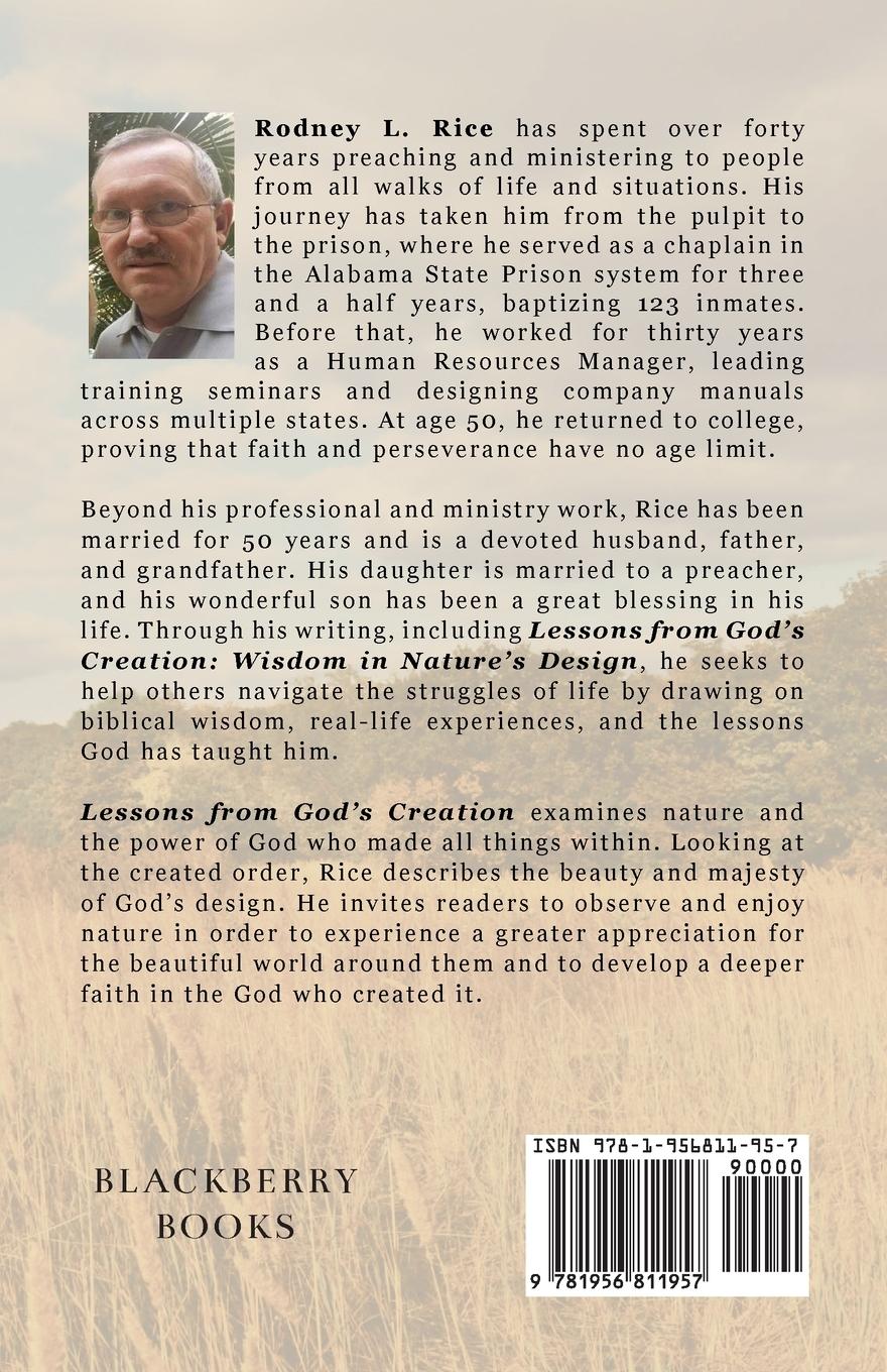 Rückseitencover Lessons from God's Creation