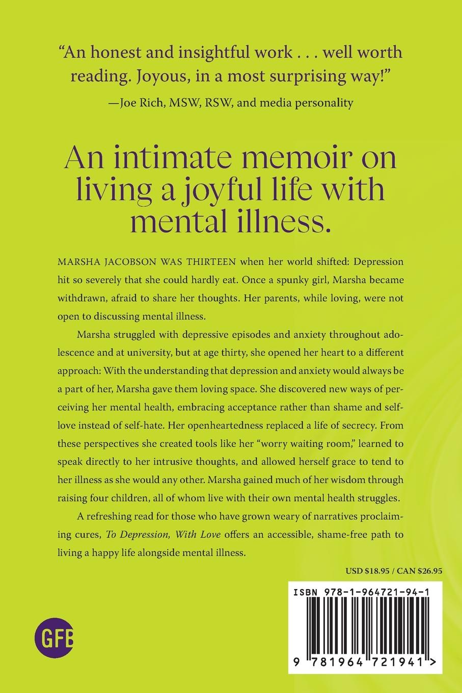 Rückseitencover To Depression, With Love