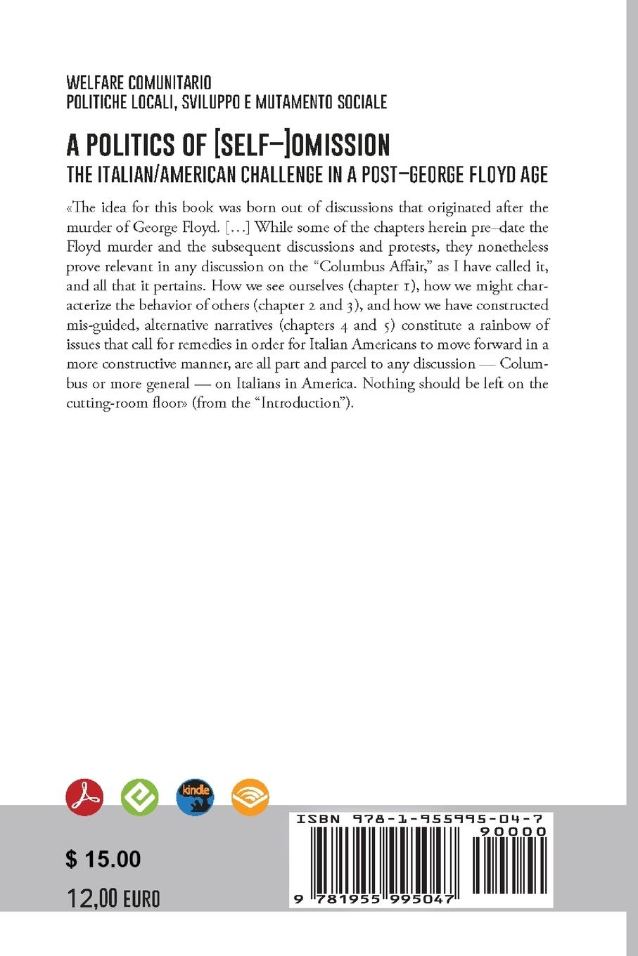 Rückseitencover A POLITICS OF [SELF-]OMISSION