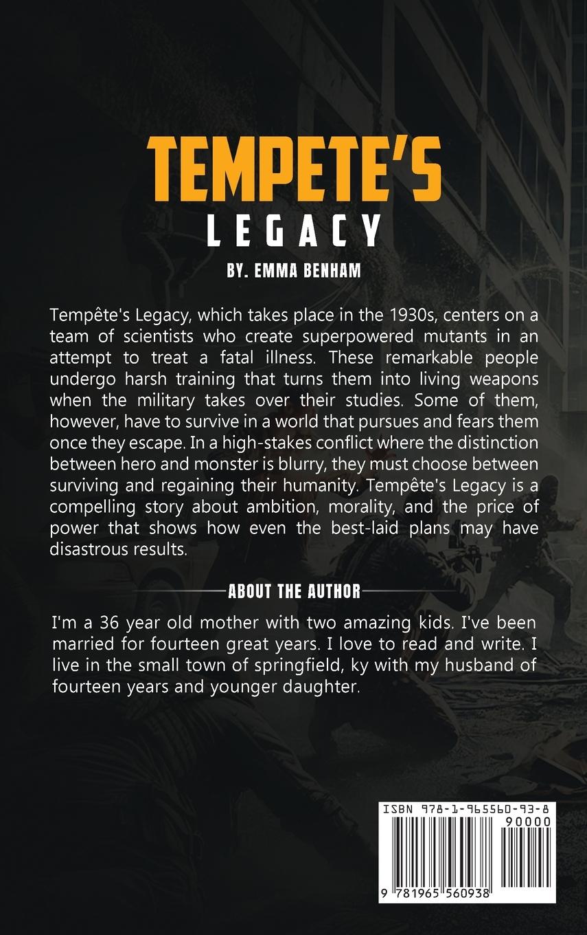 Rückseitencover Tempete's Legacy