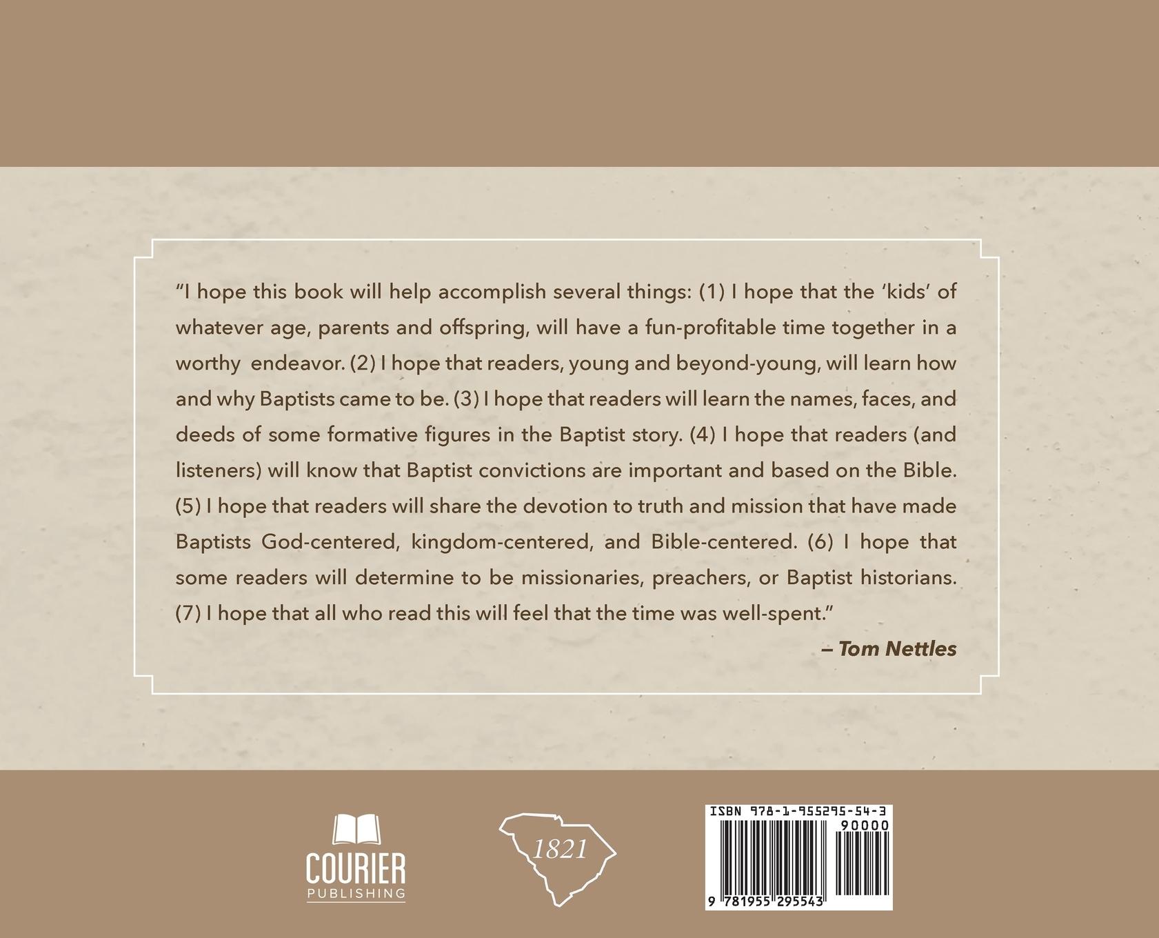 Rückseitencover Baptist History for Kids