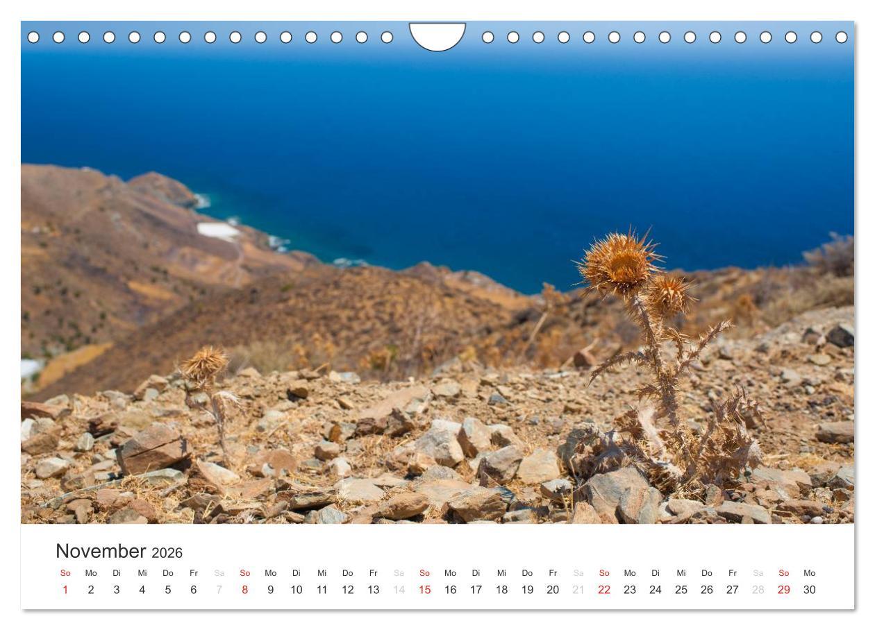 Beispielinhalt (Bild) Kreta. Im Süden (Wandkalender 2026 DIN A4 quer), CALVENDO Monatskalender