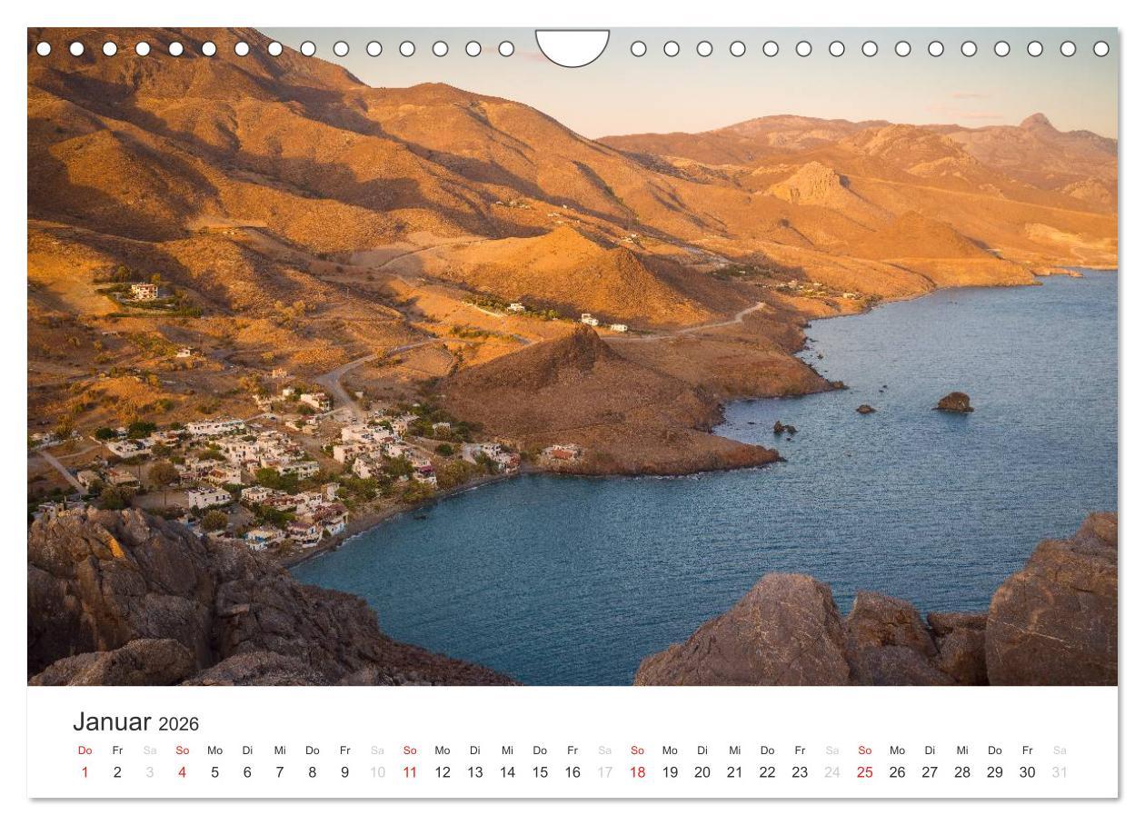 Beispielinhalt (Bild) Kreta. Im Süden (Wandkalender 2026 DIN A4 quer), CALVENDO Monatskalender