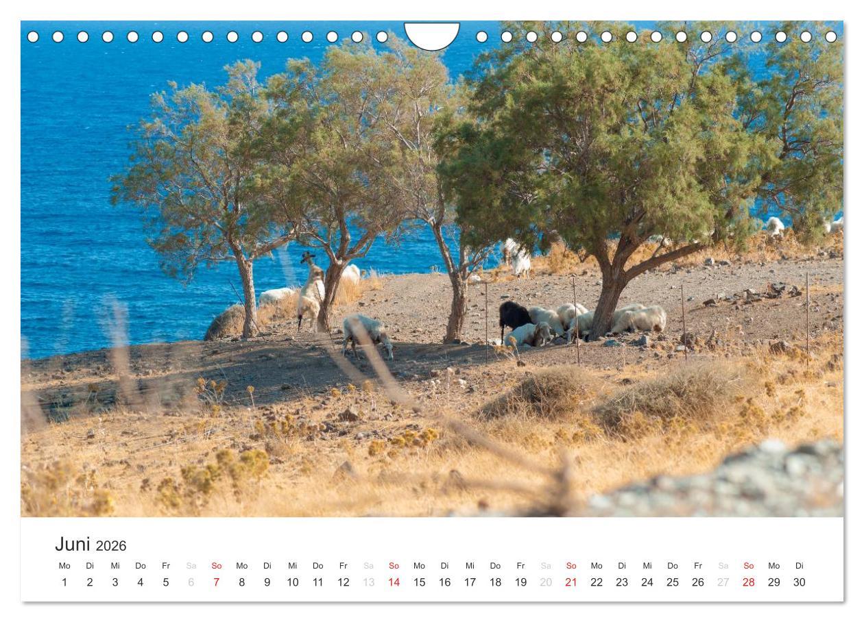 Beispielinhalt (Bild) Kreta. Im Süden (Wandkalender 2026 DIN A4 quer), CALVENDO Monatskalender