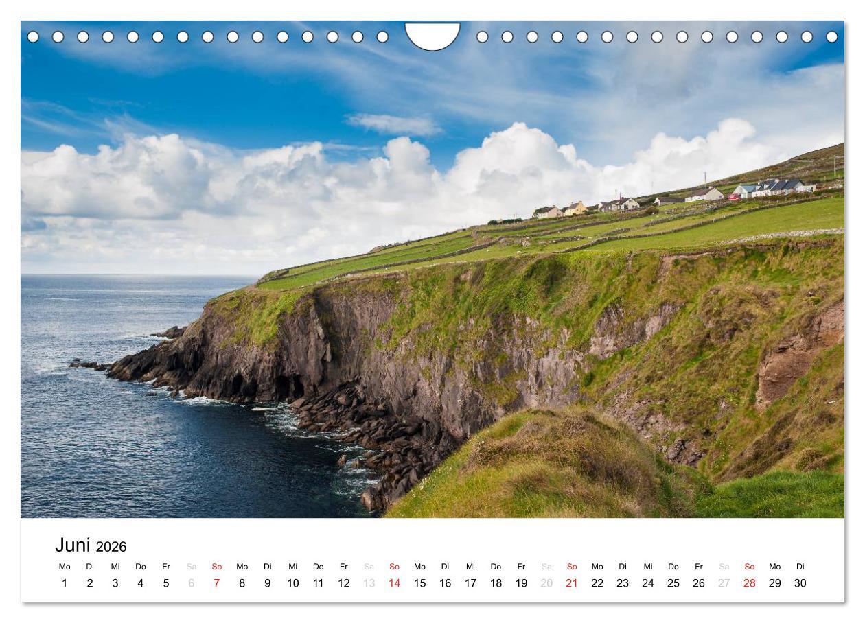 Beispielinhalt (Bild) Irland. Wild Atlantic Views. (Wandkalender 2026 DIN A4 quer), CALVENDO Monatskalender