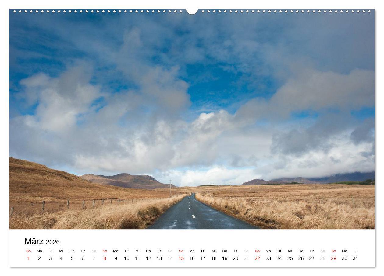 Beispielinhalt (Bild) Irland. Wild Atlantic Views. (Wandkalender 2026 DIN A2 quer), CALVENDO Monatskalender