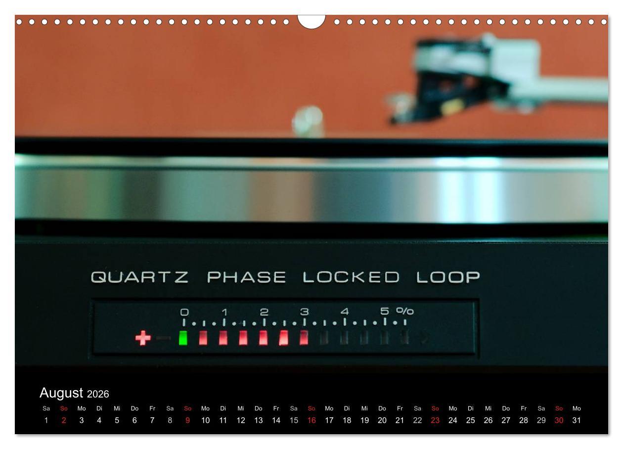 Beispielinhalt (Bild) Vintage Turntables Made In Schwarzwald (Wandkalender 2026 DIN A3 quer), CALVENDO Monatskalender