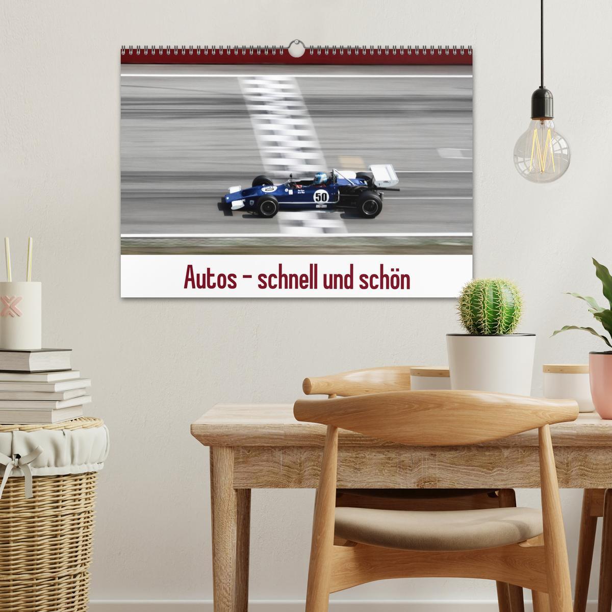 Beispielinhalt (Bild) Autos - schnell und schön (Wandkalender 2026 DIN A3 quer), CALVENDO Monatskalender
