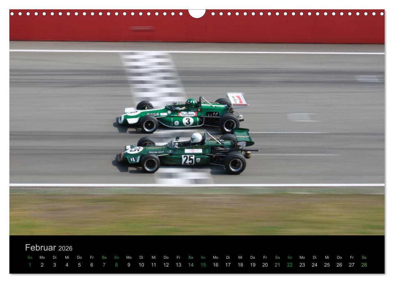 Beispielinhalt (Bild) Autos - schnell und schön (Wandkalender 2026 DIN A3 quer), CALVENDO Monatskalender