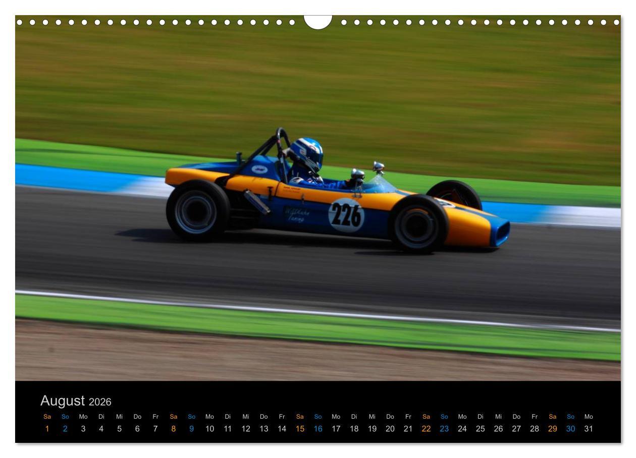 Beispielinhalt (Bild) Autos - schnell und schön (Wandkalender 2026 DIN A3 quer), CALVENDO Monatskalender