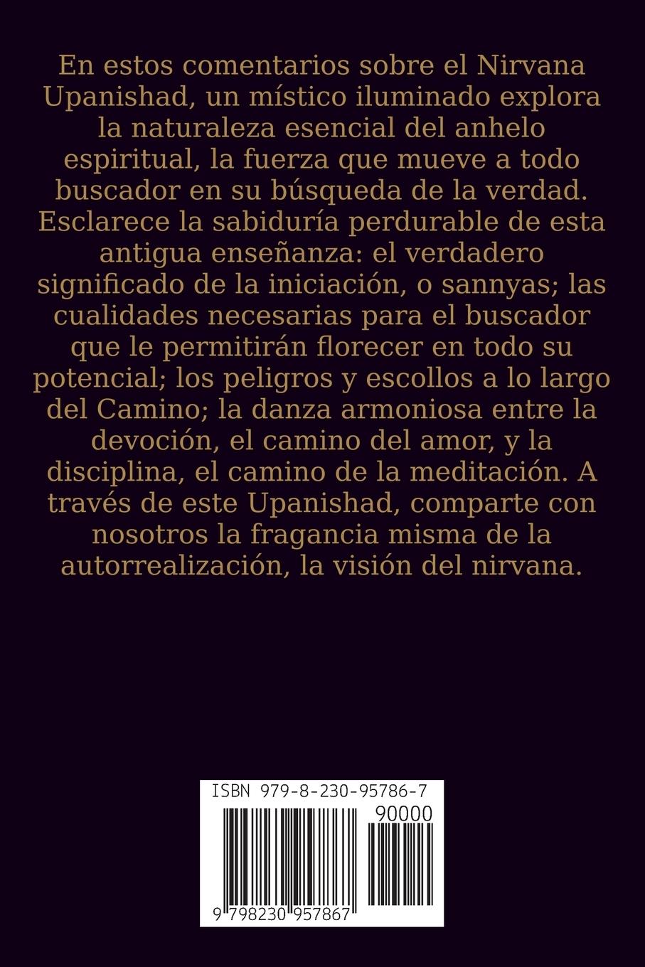 Rückseitencover El Nirvana Upanishad