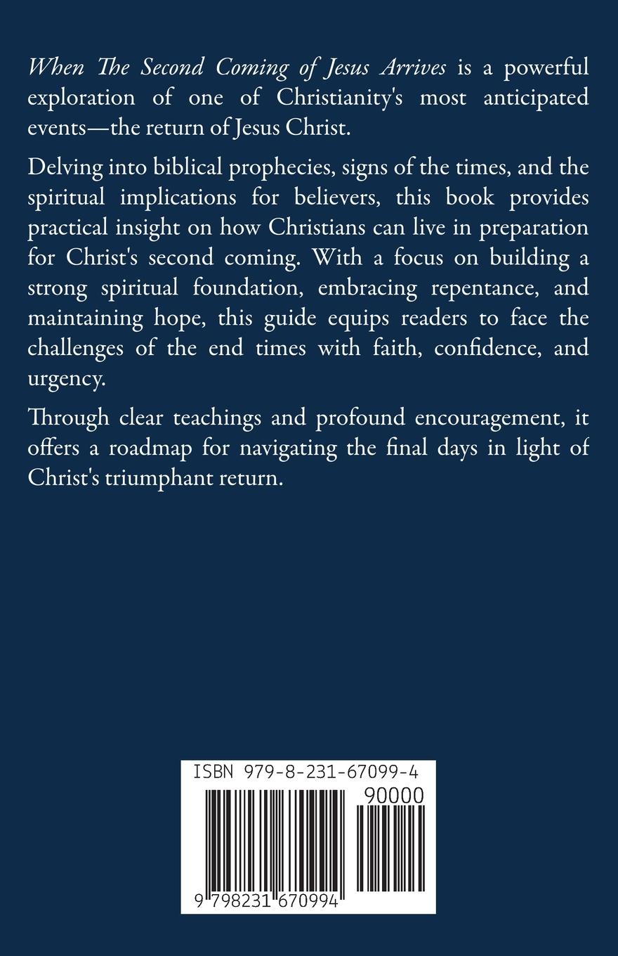 Rückseitencover When The Second Coming of Jesus Arrives