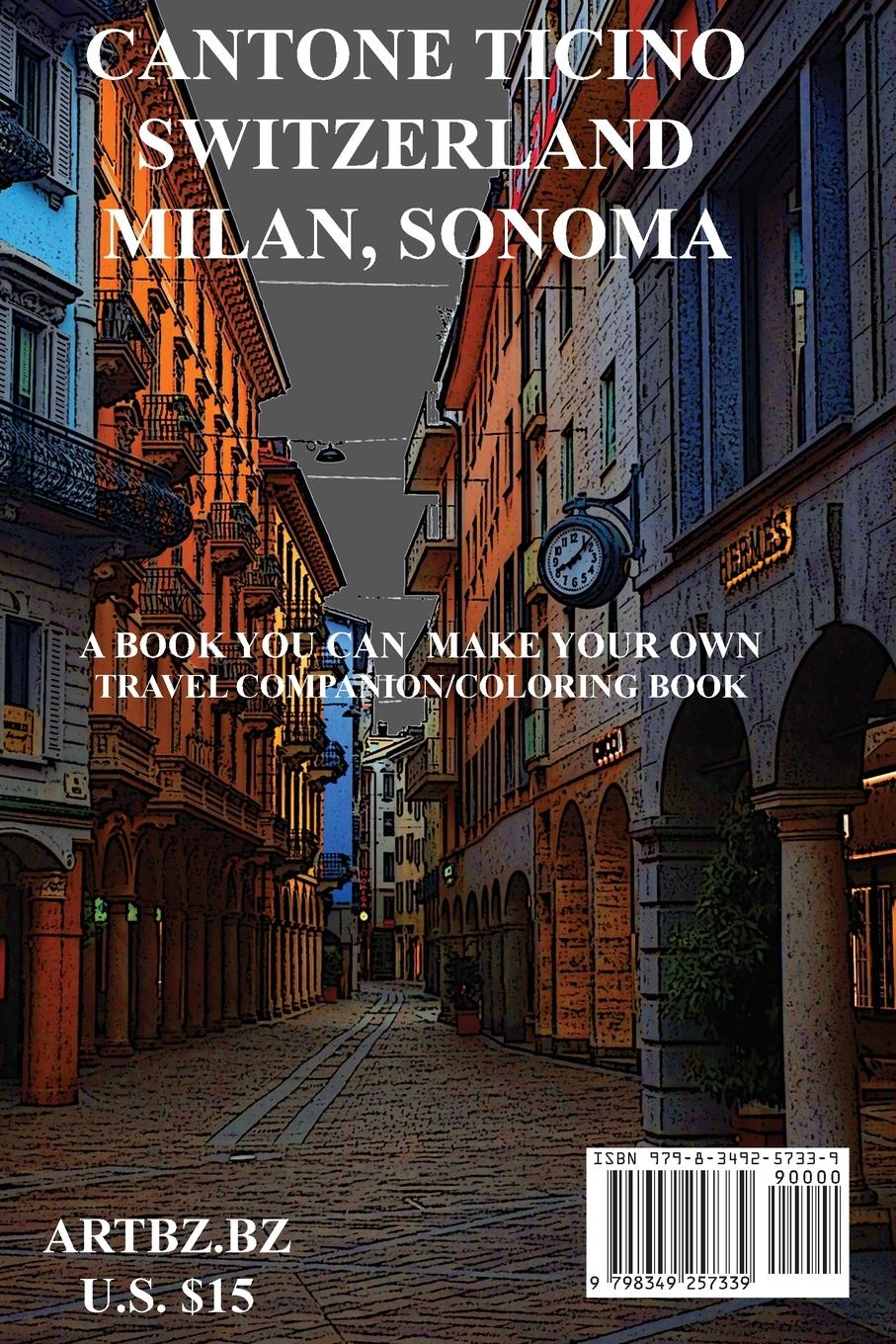 Rückseitencover SKETCHBOOK LUGANO SWITZERLAND