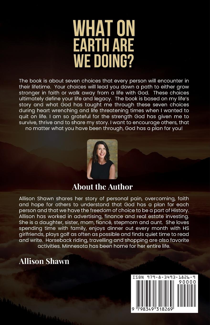 Rückseitencover What On Earth Are We Doing ?