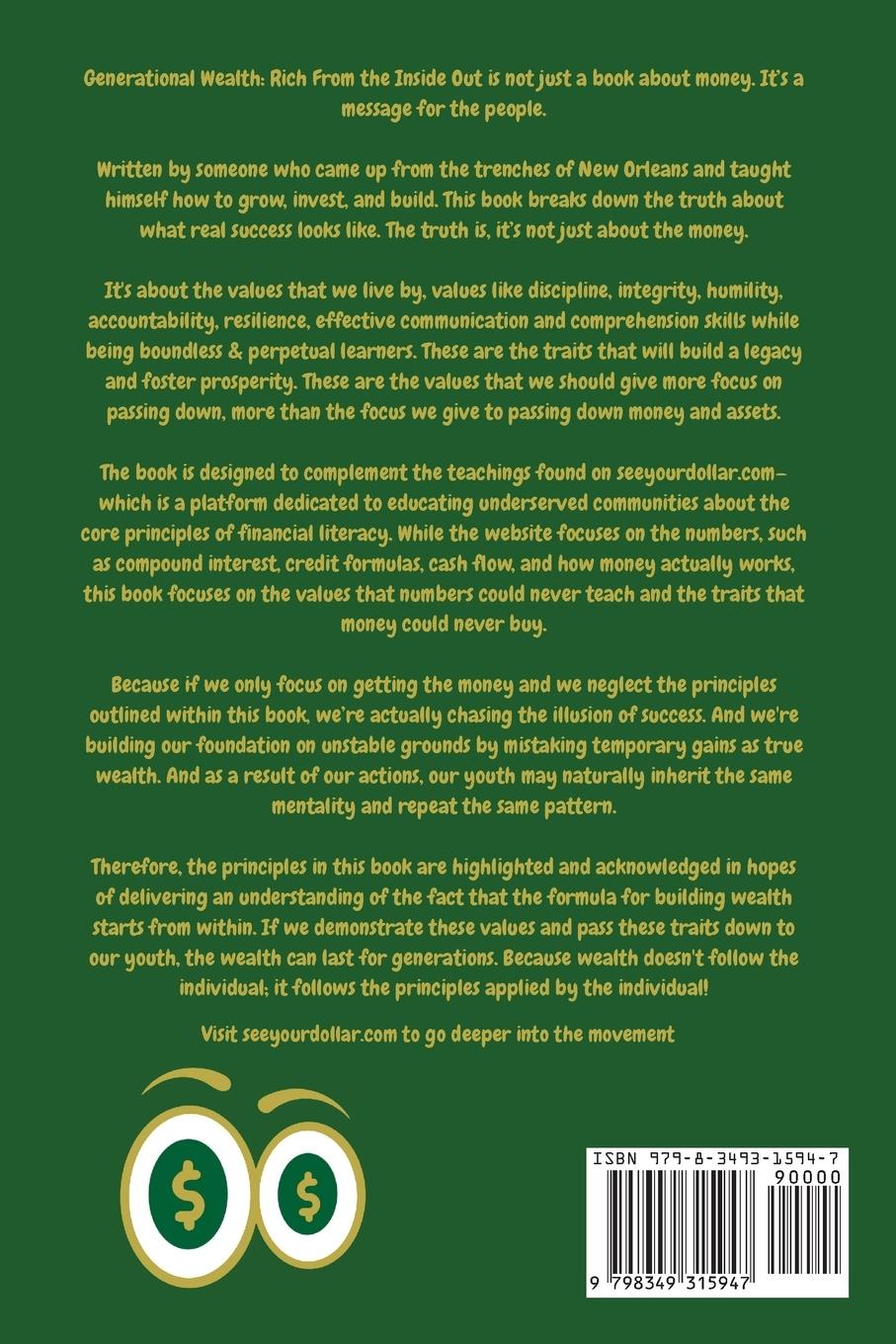 Rückseitencover Generational Wealth