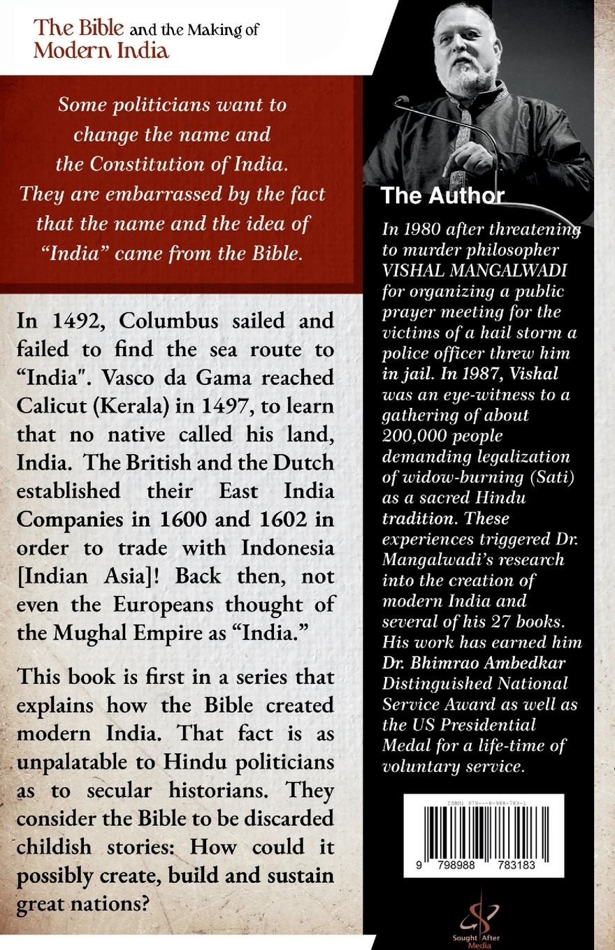 Rückseitencover The Bible and the Making of Modern India Revised Edition