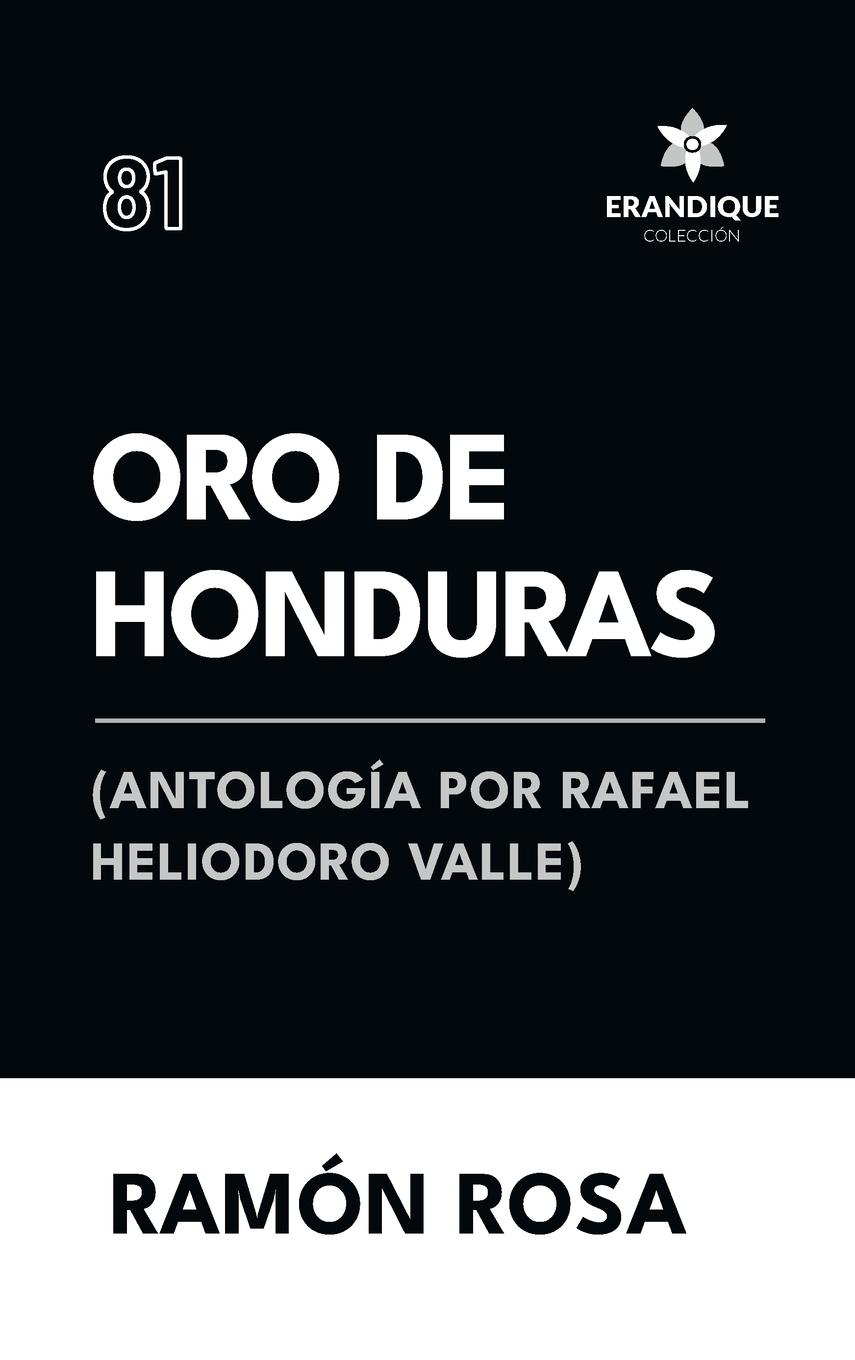 Vorderes Coverbild Oro de Honduras (Antología de Rafael Heliodoro Valle)
