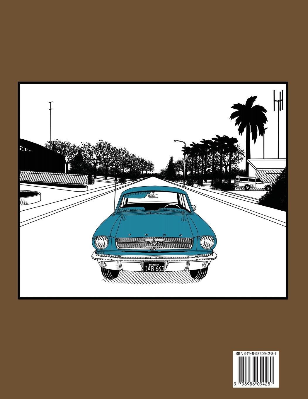 Rückseitencover The American Cars - Coloring Book