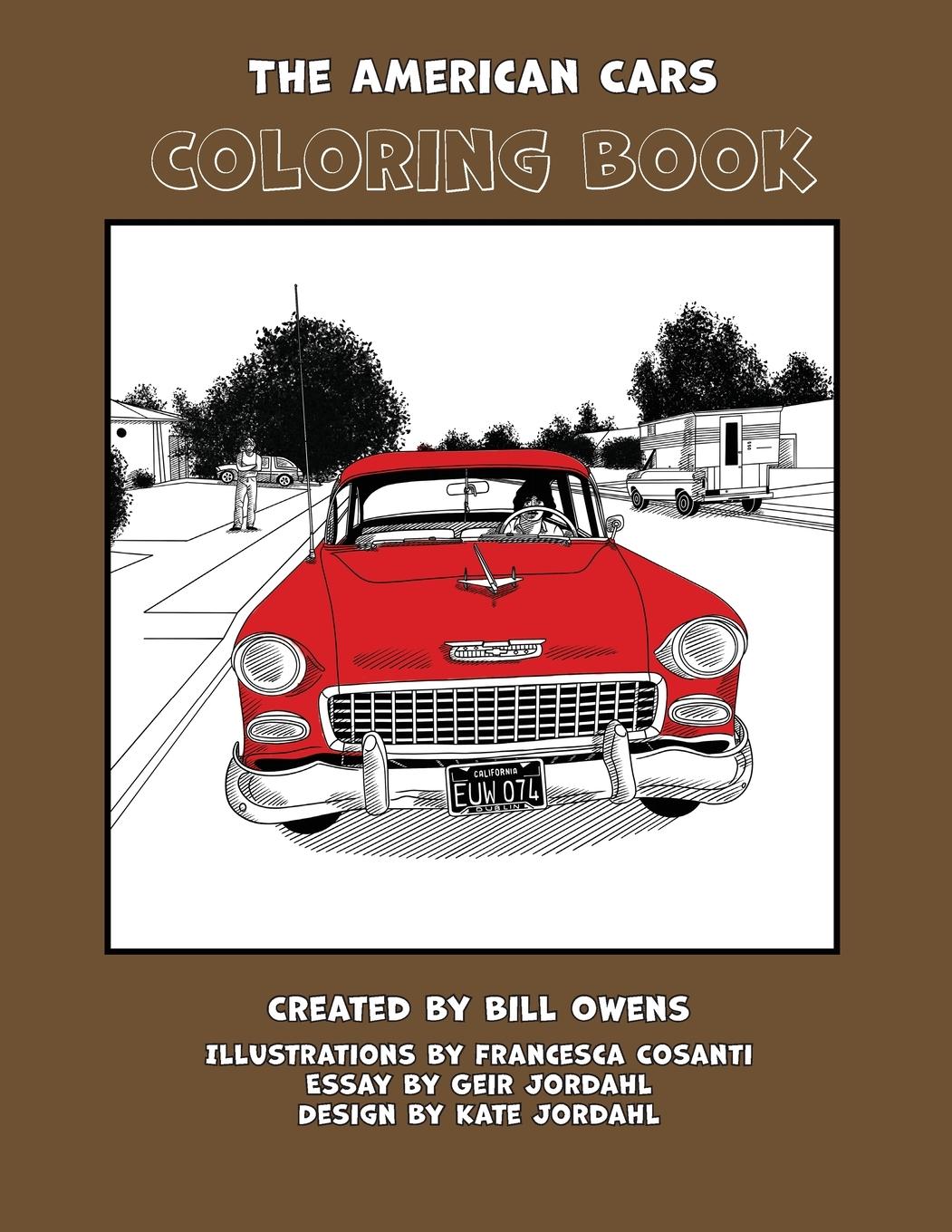 Vorderes Coverbild The American Cars - Coloring Book