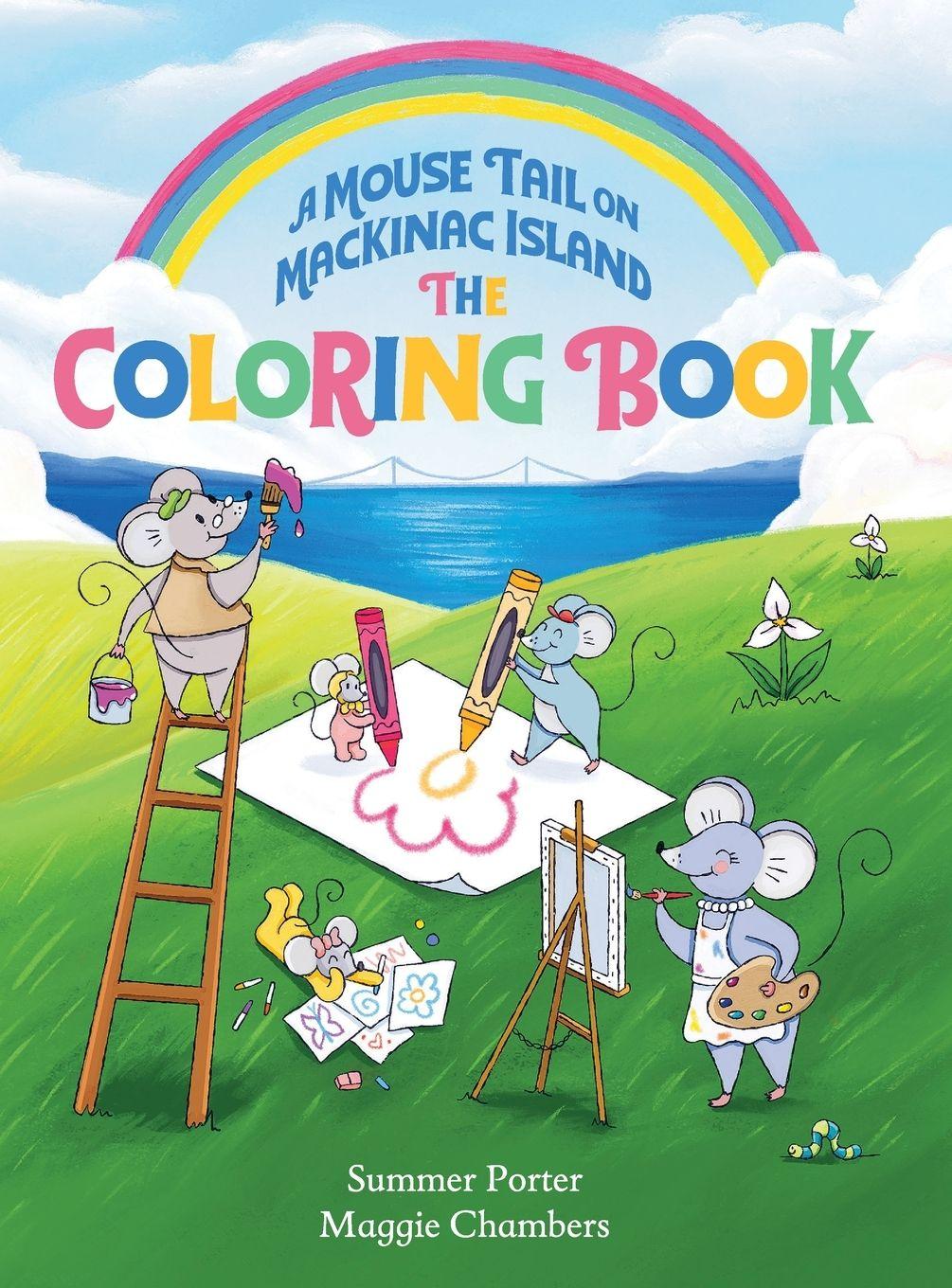 Vorderes Coverbild A Mouse Tail on Mackinac Island - The Coloring Book