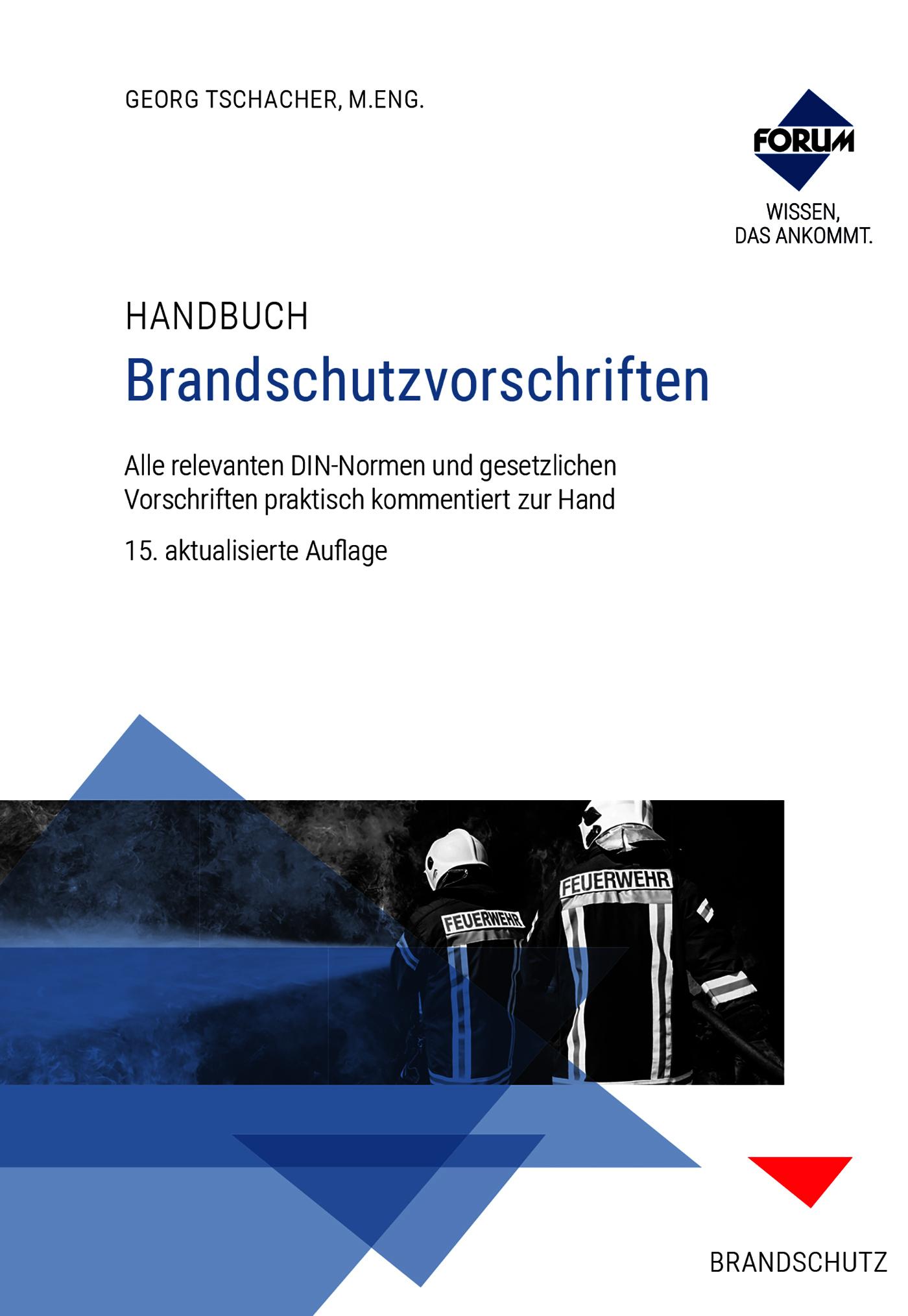 Vorderes Coverbild Handbuch Brandschutzvorschriften. Premium-Ausgabe