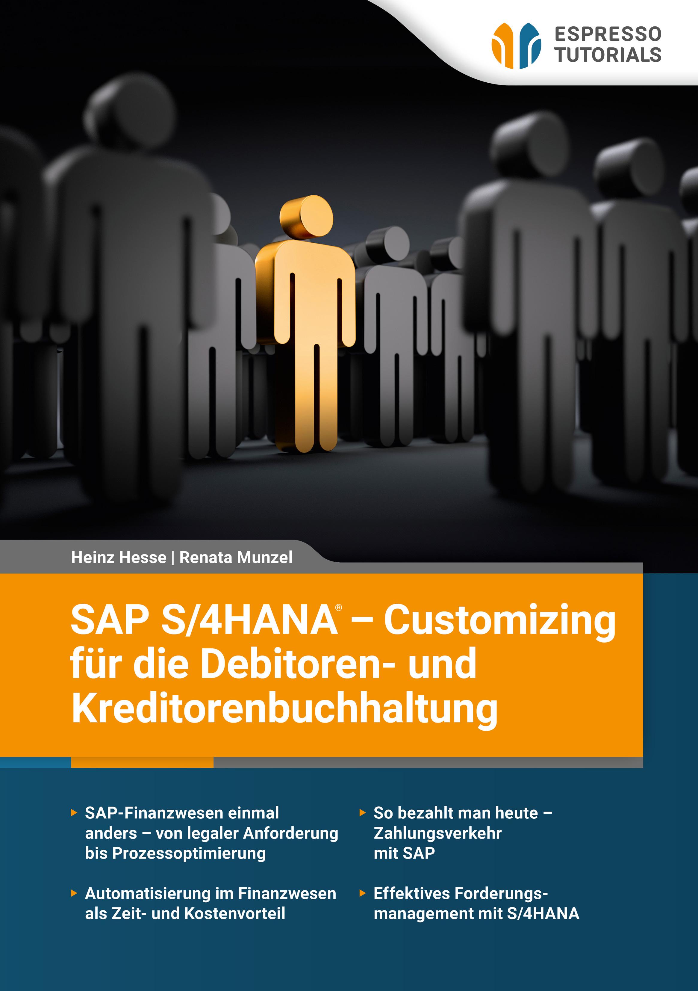 Vorderes Coverbild SAP S/4HANA - Customizing für die Debitoren- und Kreditorenbuchhaltung