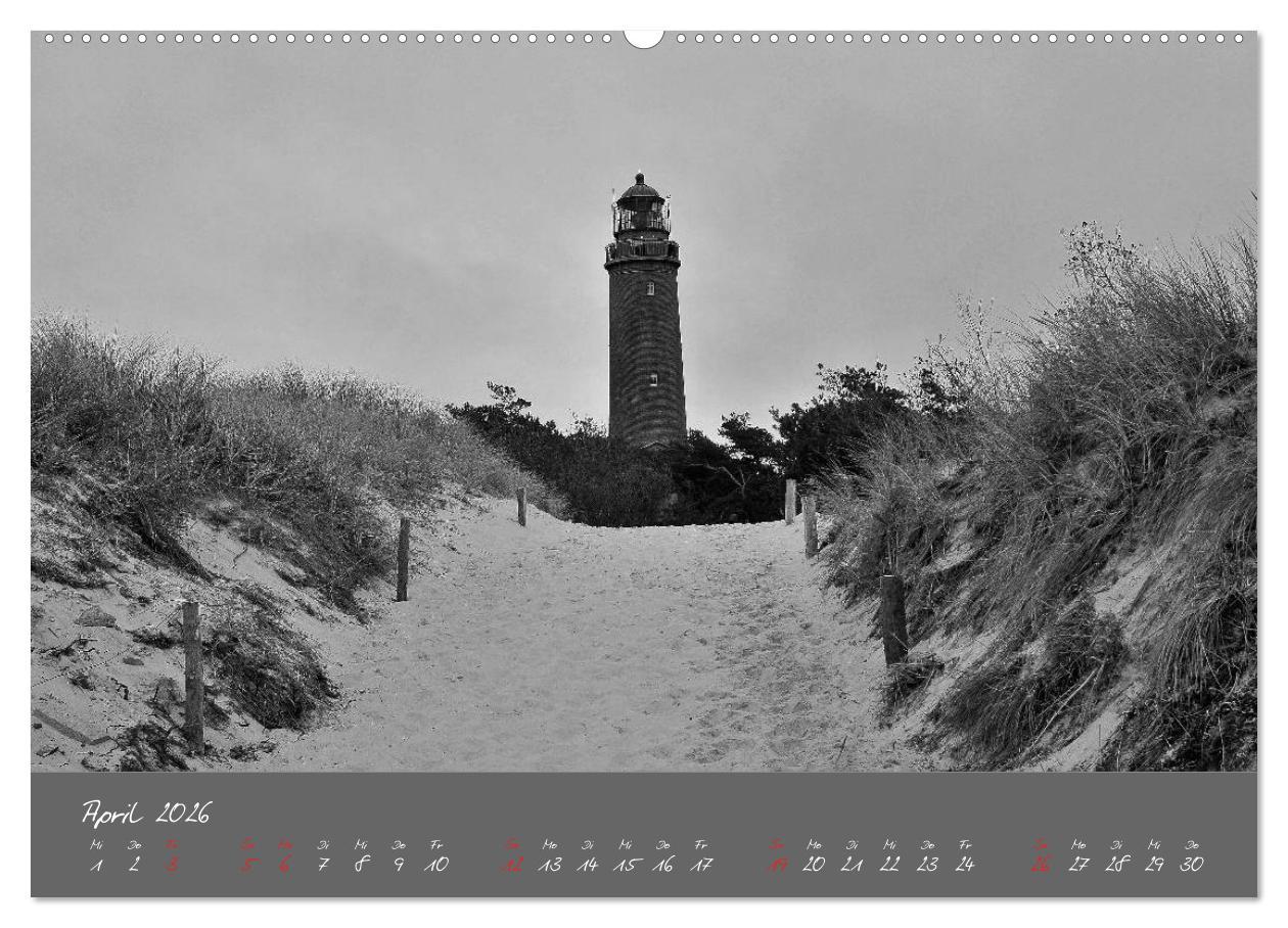 Beispielinhalt (Bild) Wege zum Meer (Wandkalender 2026 DIN A2 quer), CALVENDO Monatskalender