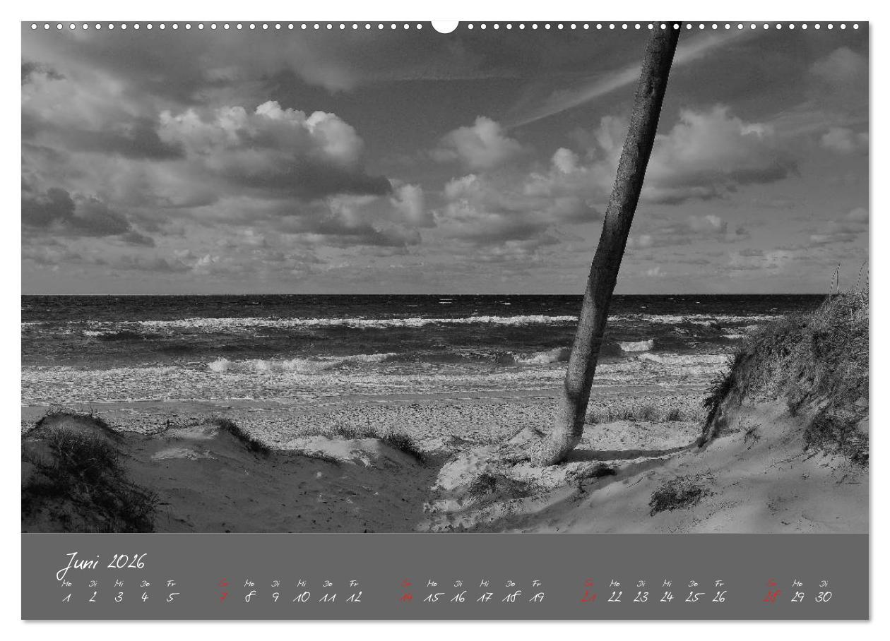 Beispielinhalt (Bild) Wege zum Meer (Wandkalender 2026 DIN A2 quer), CALVENDO Monatskalender