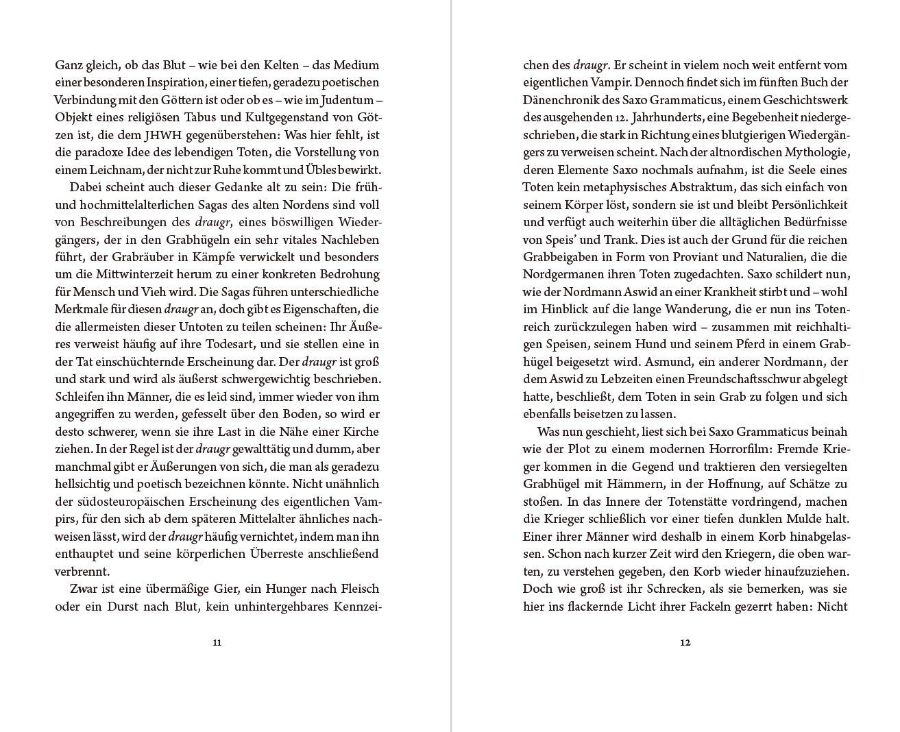 Beispielinhalt (Bild) Die Geburt des Vampirs