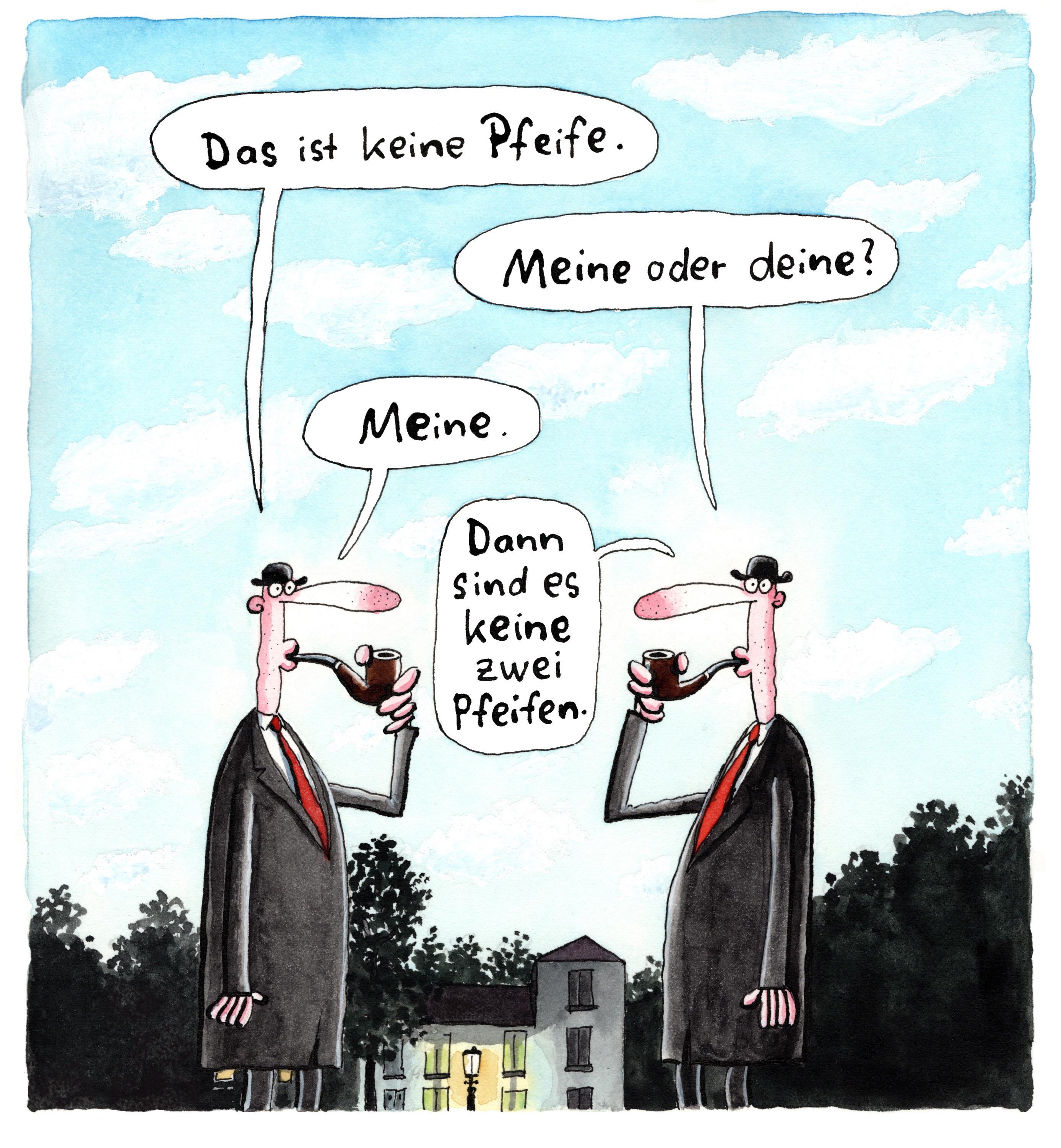 Beispielinhalt (Bild) Ernst ist das Leben, heiter die Kunst