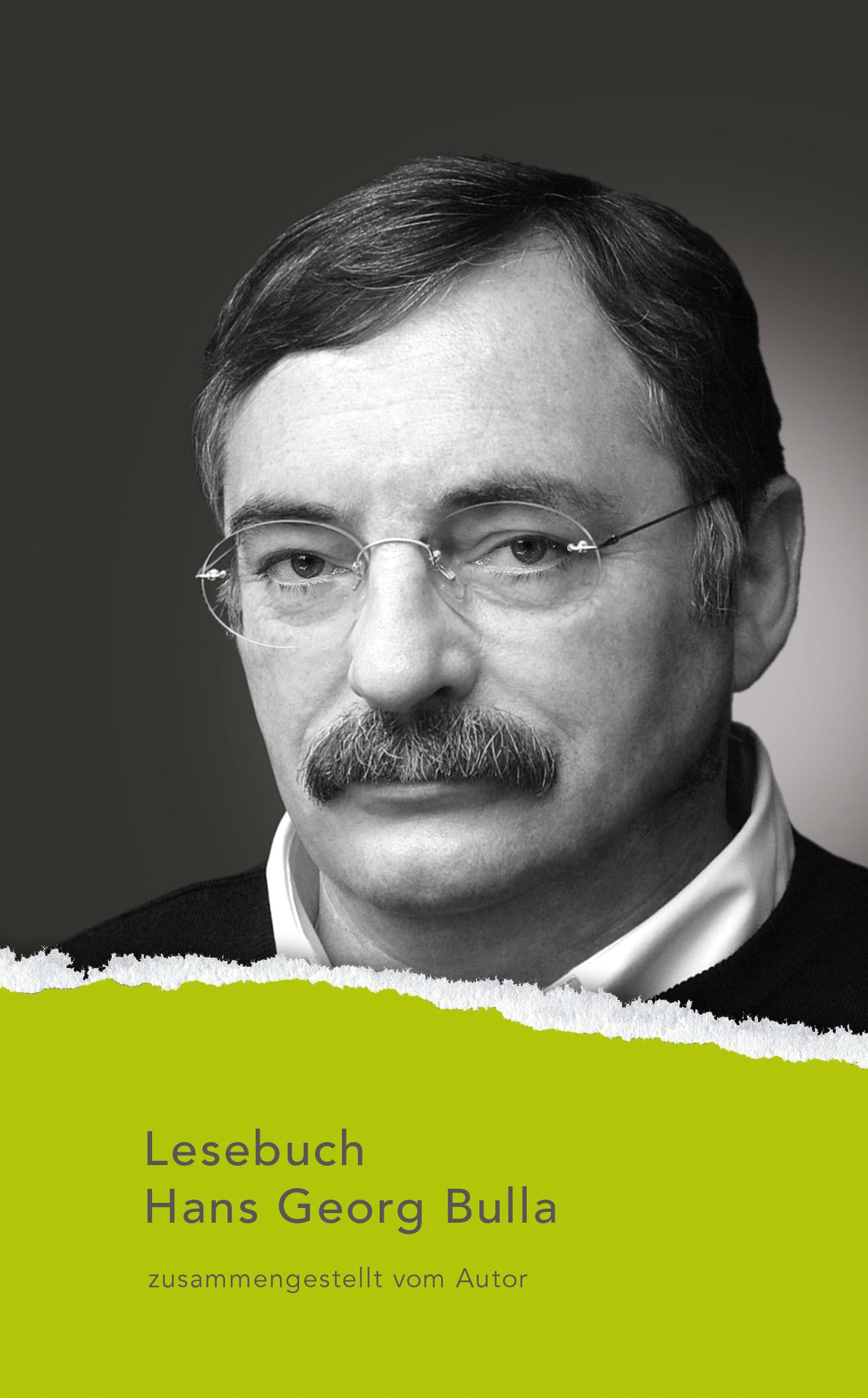 Vorderes Coverbild Lesebuch Hans Georg Bulla