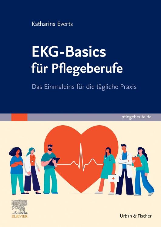 Vorderes Coverbild EKG-Basics für Pflegeberufe