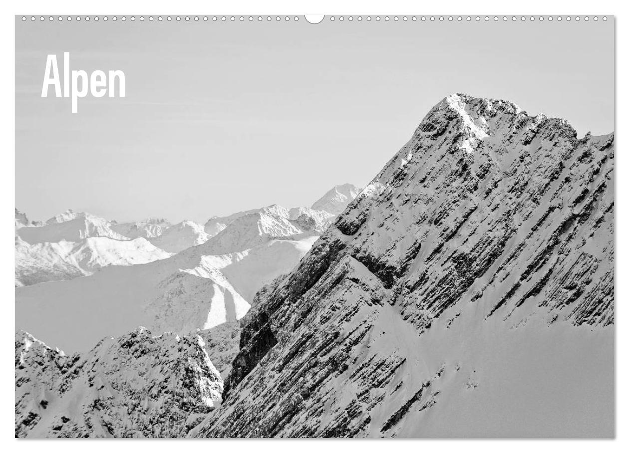 Vorderes Coverbild Alpen (Wandkalender 2026 DIN A2 quer), CALVENDO Monatskalender