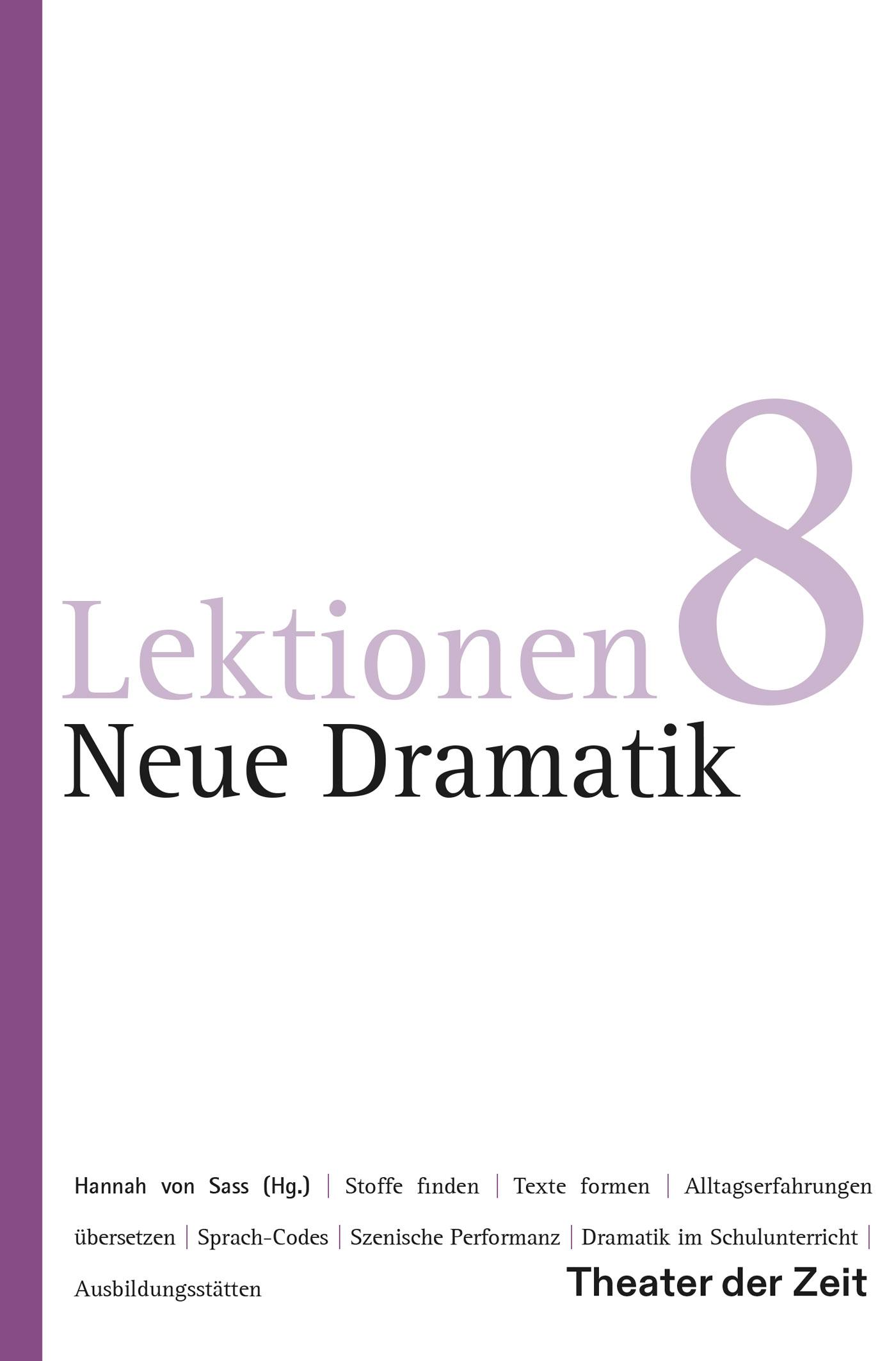 Vorderes Coverbild Neue Dramatik