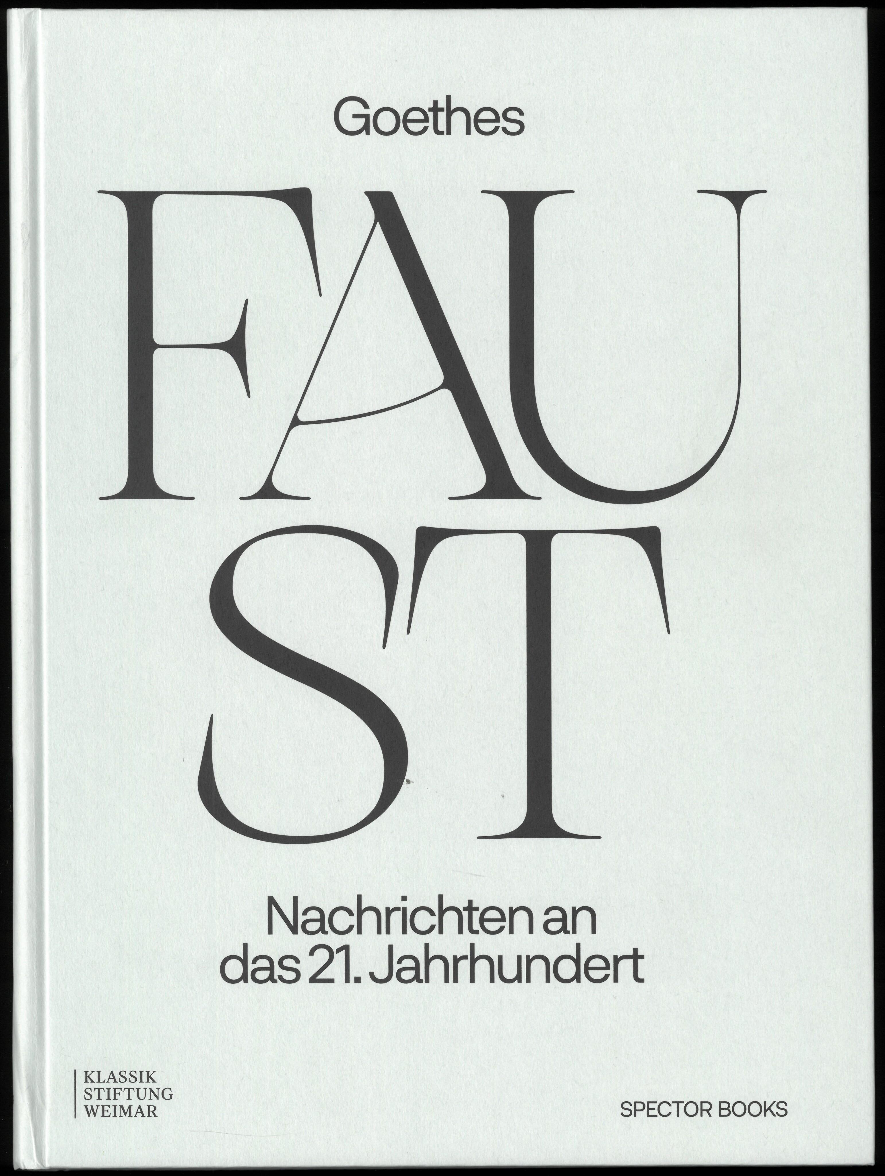 Vorderes Coverbild Goethes Faust