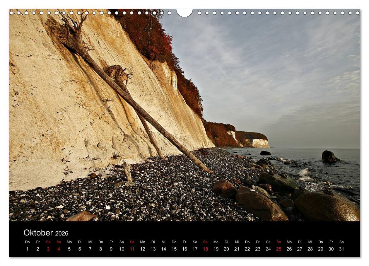 Beispielinhalt (Bild) Rügen (Wandkalender 2026 DIN A3 quer), CALVENDO Monatskalender