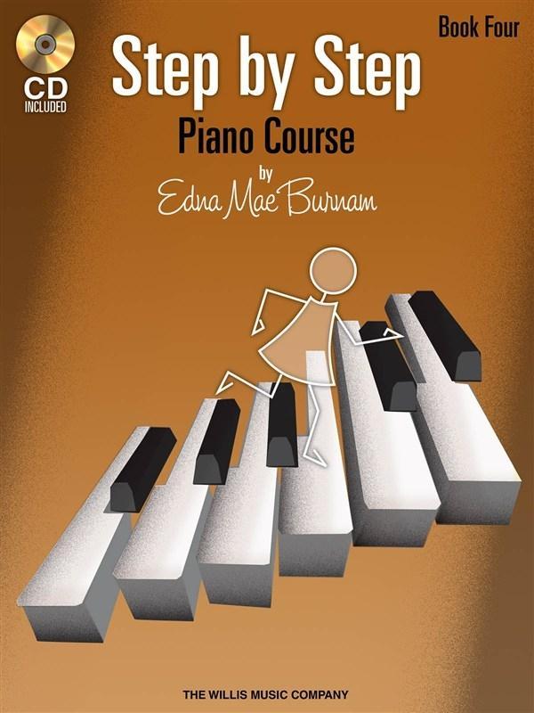 Vorderes Coverbild Step by Step Piano Course - Book 4 with Online Audio [With CD]