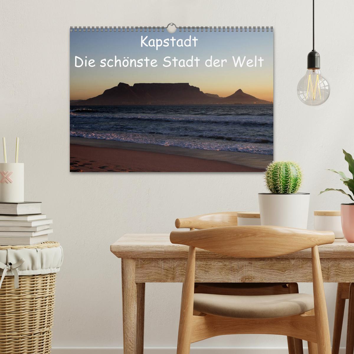 Beispielinhalt (Bild) Kapstadt - Die schönste Stadt der Welt (Wandkalender 2026 DIN A3 quer), CALVENDO Monatskalender