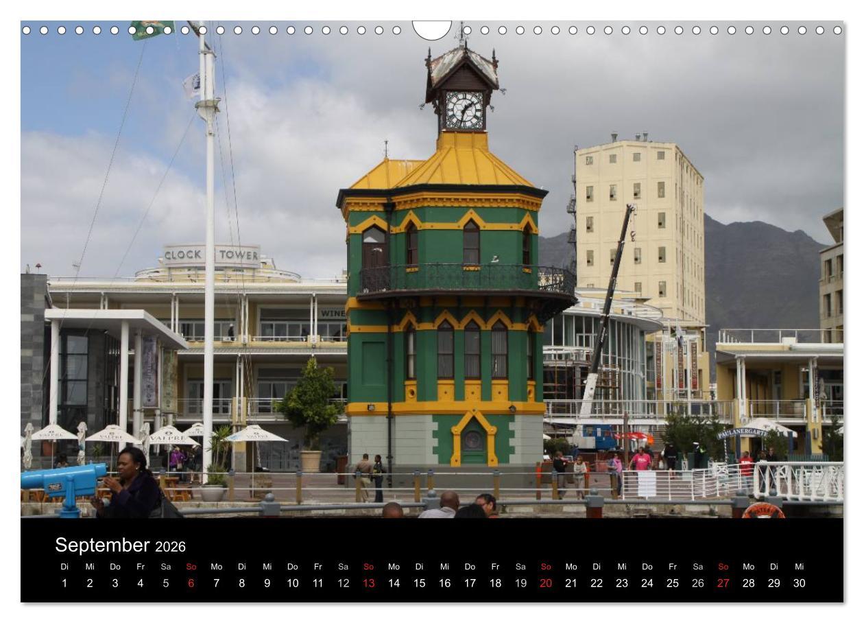 Beispielinhalt (Bild) Kapstadt - Die schönste Stadt der Welt (Wandkalender 2026 DIN A3 quer), CALVENDO Monatskalender