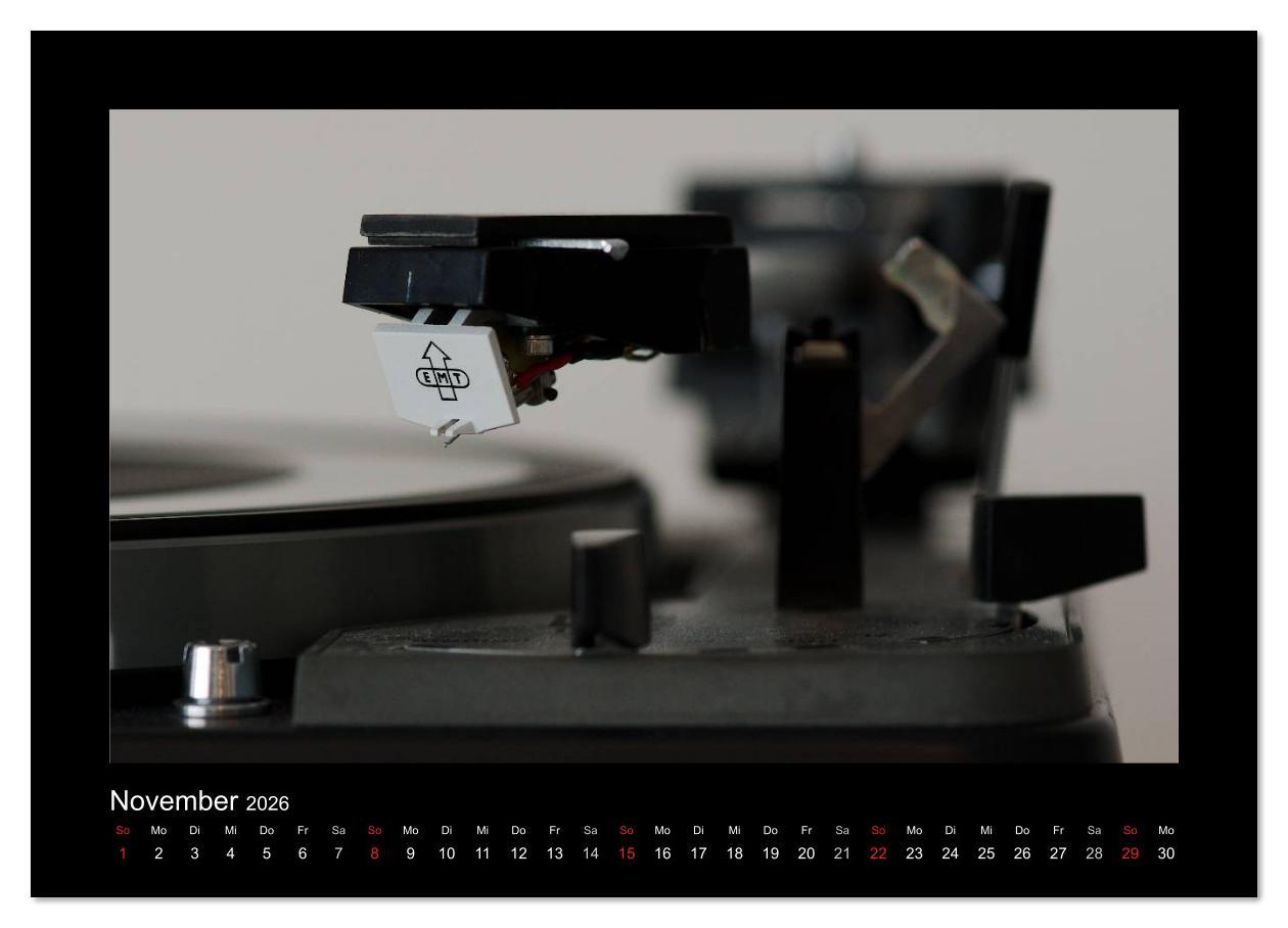 Beispielinhalt (Bild) Hifi Visionen (Wandkalender 2026 DIN A4 quer), CALVENDO Monatskalender