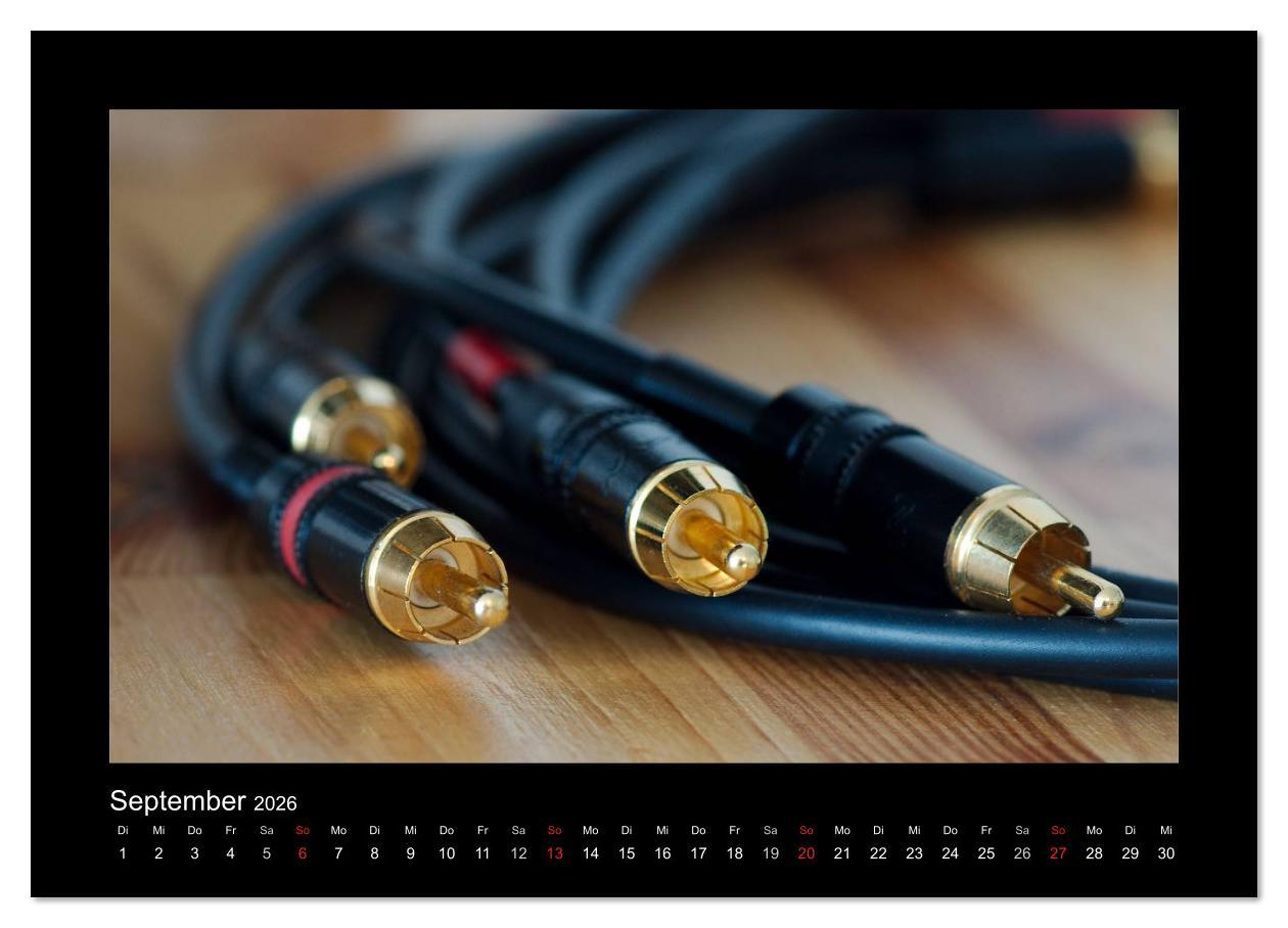 Beispielinhalt (Bild) Hifi Visionen (Wandkalender 2026 DIN A4 quer), CALVENDO Monatskalender
