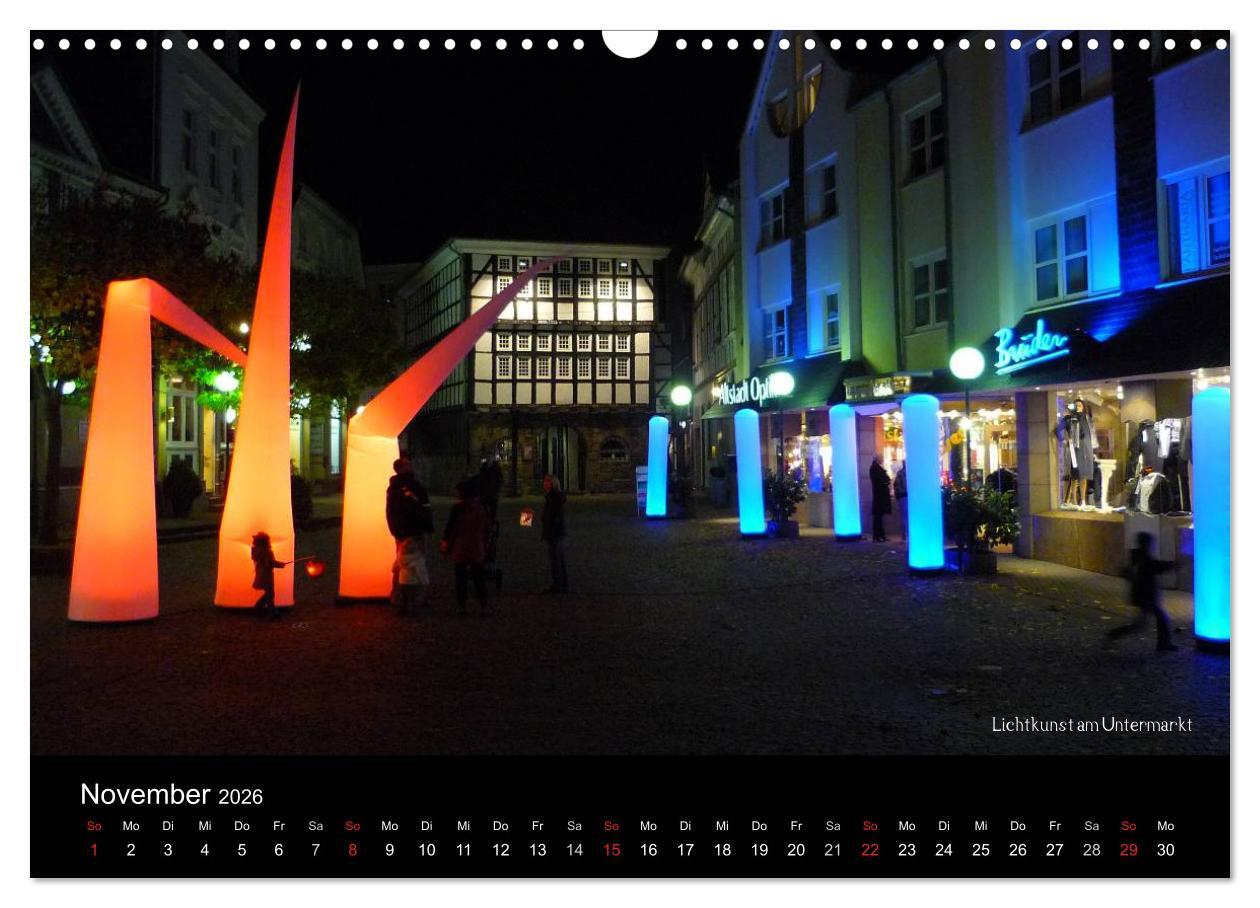Beispielinhalt (Bild) Hattingen/Ruhr (Wandkalender 2026 DIN A3 quer), CALVENDO Monatskalender