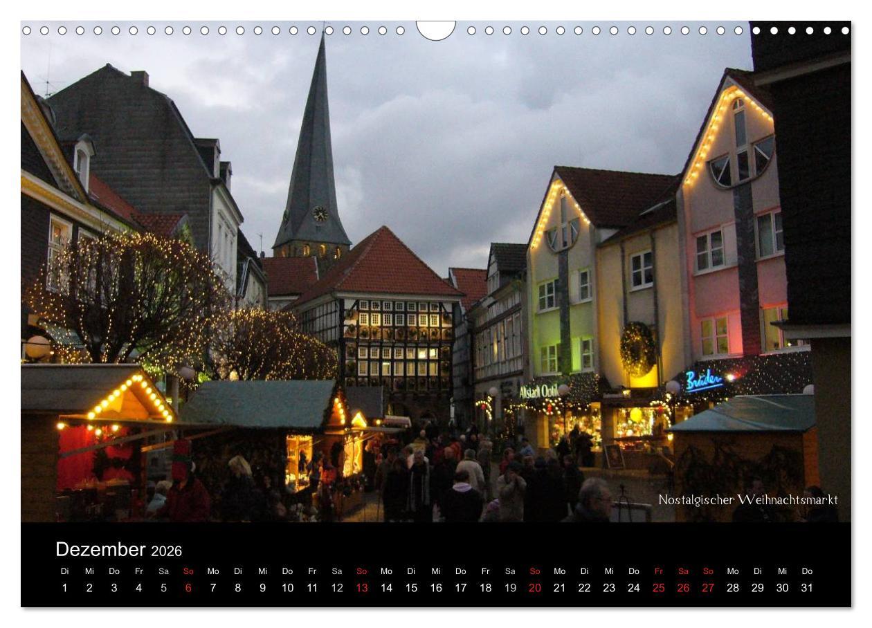 Beispielinhalt (Bild) Hattingen/Ruhr (Wandkalender 2026 DIN A3 quer), CALVENDO Monatskalender