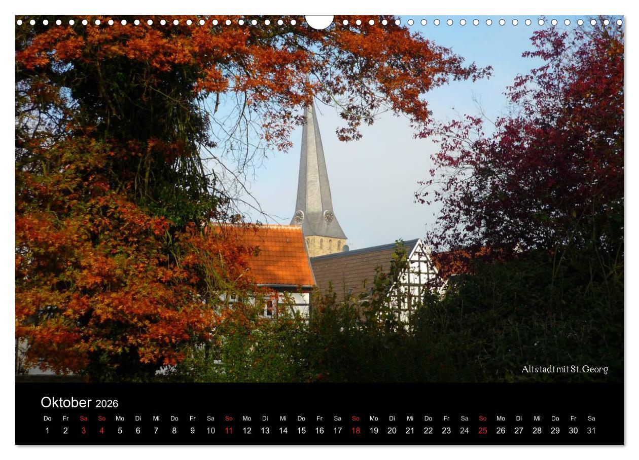 Beispielinhalt (Bild) Hattingen/Ruhr (Wandkalender 2026 DIN A3 quer), CALVENDO Monatskalender