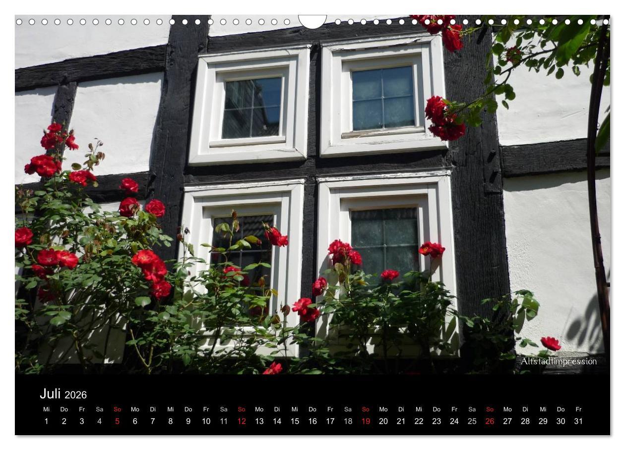 Beispielinhalt (Bild) Hattingen/Ruhr (Wandkalender 2026 DIN A3 quer), CALVENDO Monatskalender