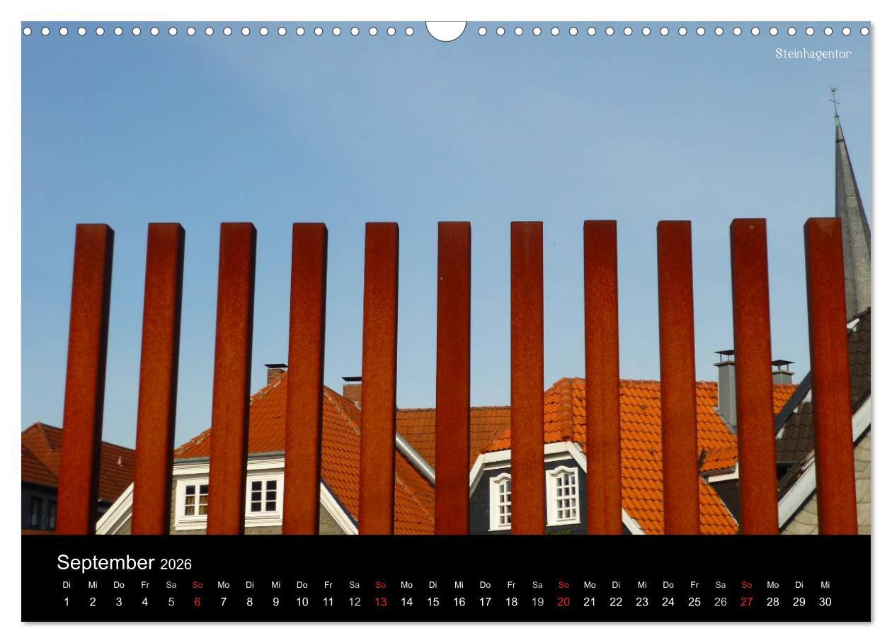 Beispielinhalt (Bild) Hattingen/Ruhr (Wandkalender 2026 DIN A3 quer), CALVENDO Monatskalender