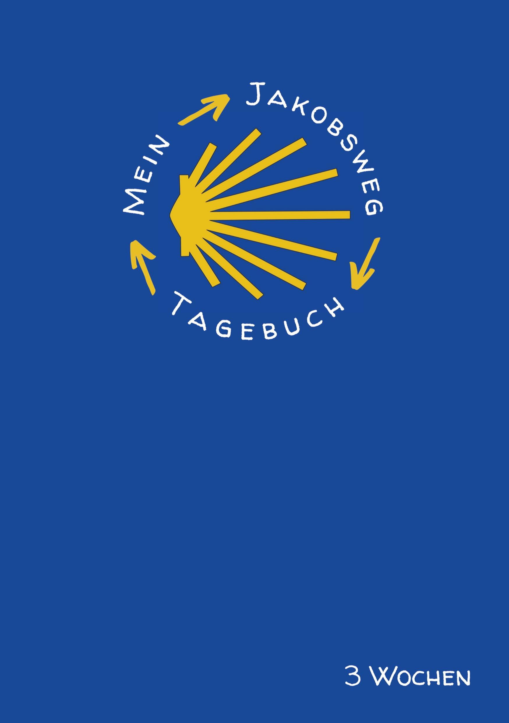 Vorderes Coverbild Mein Jakobsweg Tagebuch für 3 Wochen